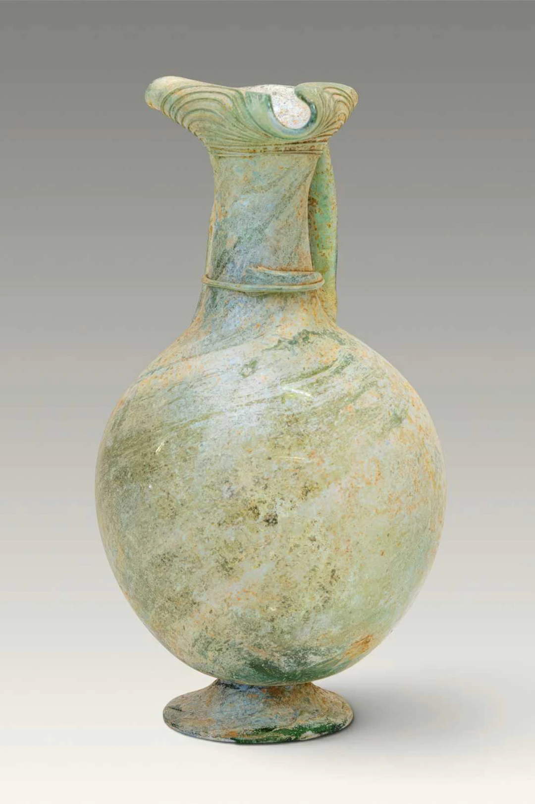 ROMAN GREEN GLASS JUG