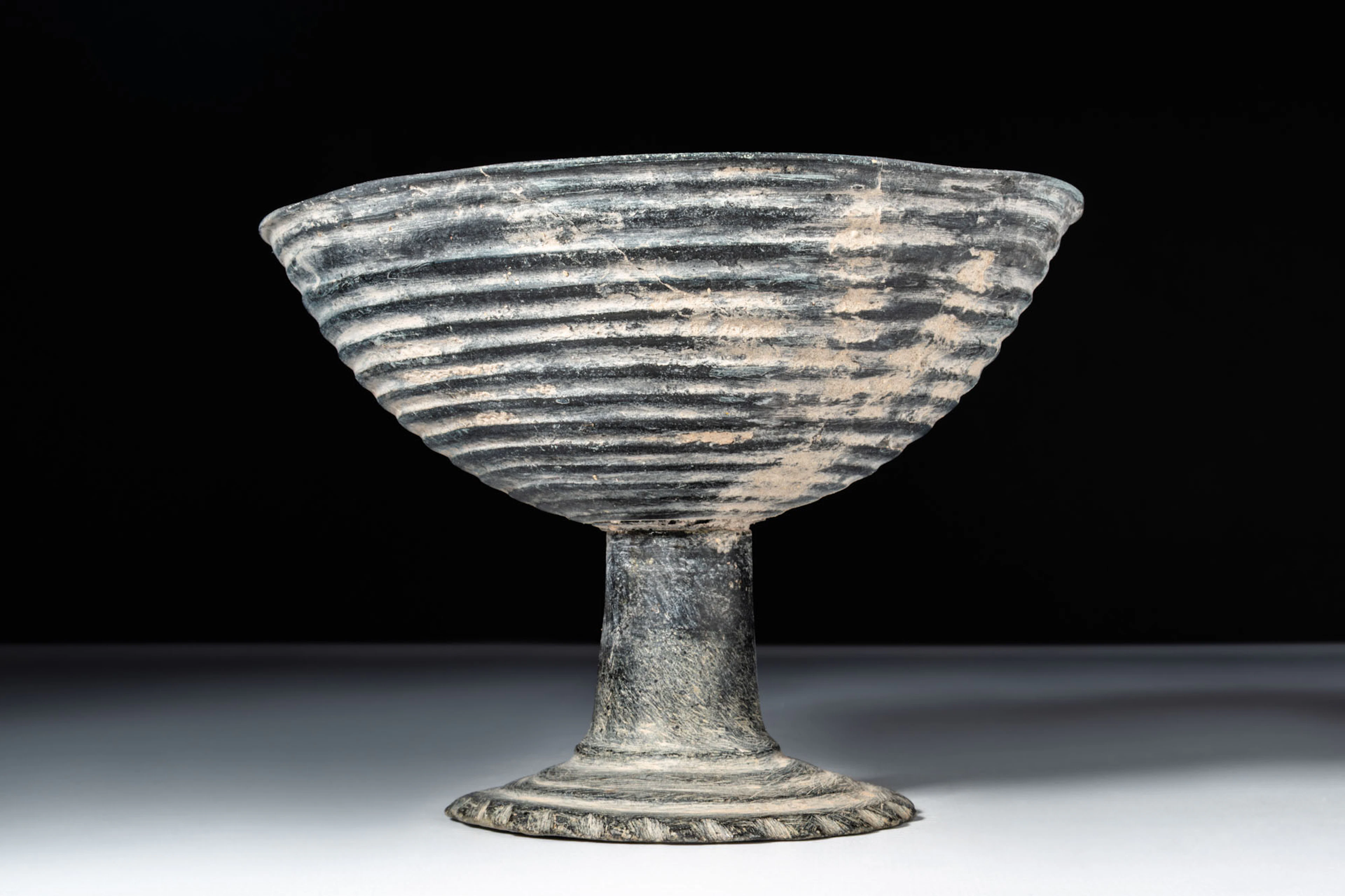 UNIQUE BACTRIAN SCHIST CHALICE