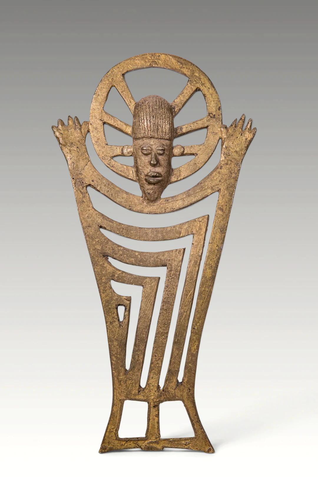GHANA BRONZE ANCESTRAL FIGURE