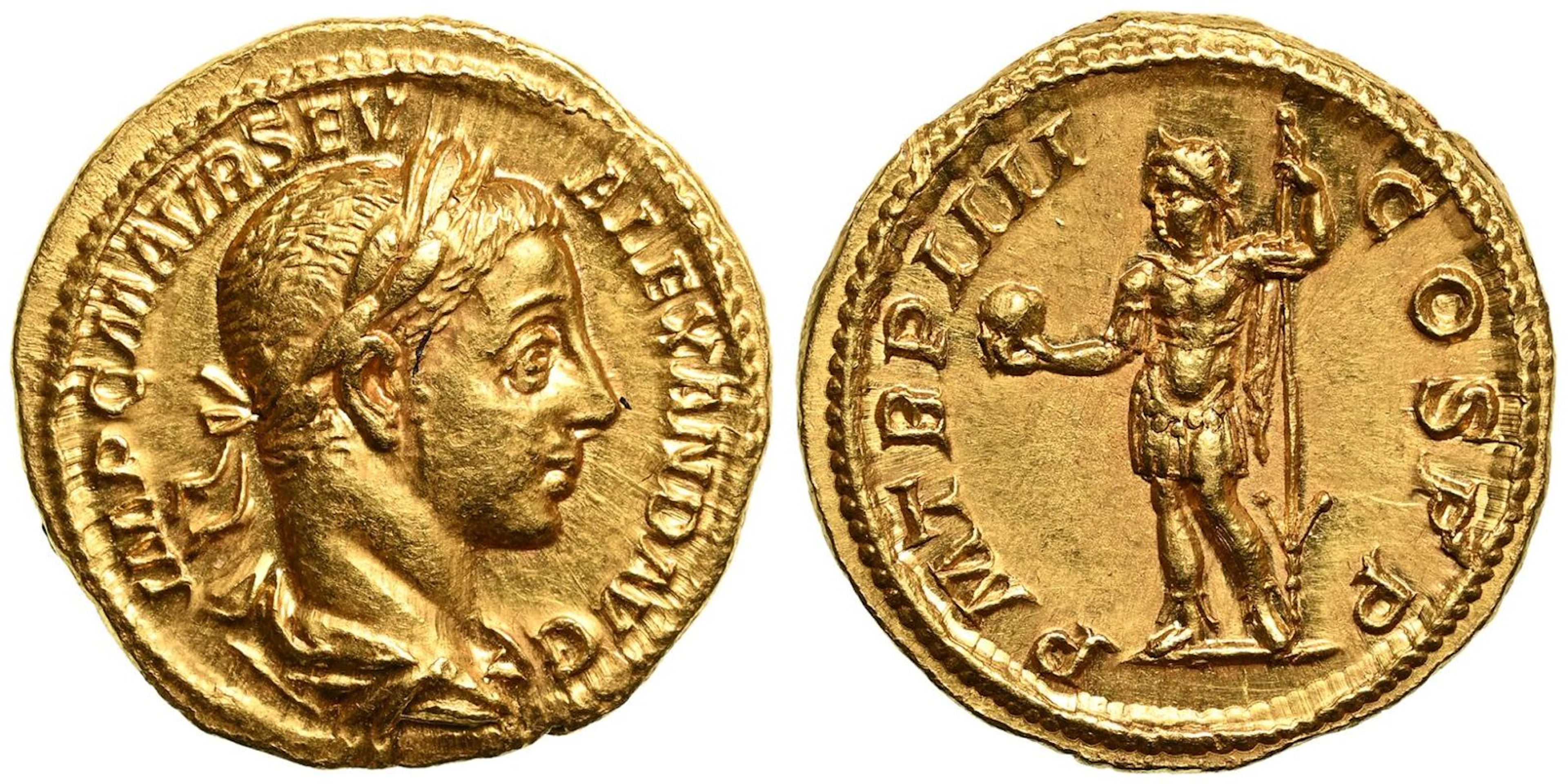 Severus Alexander AV Aureus