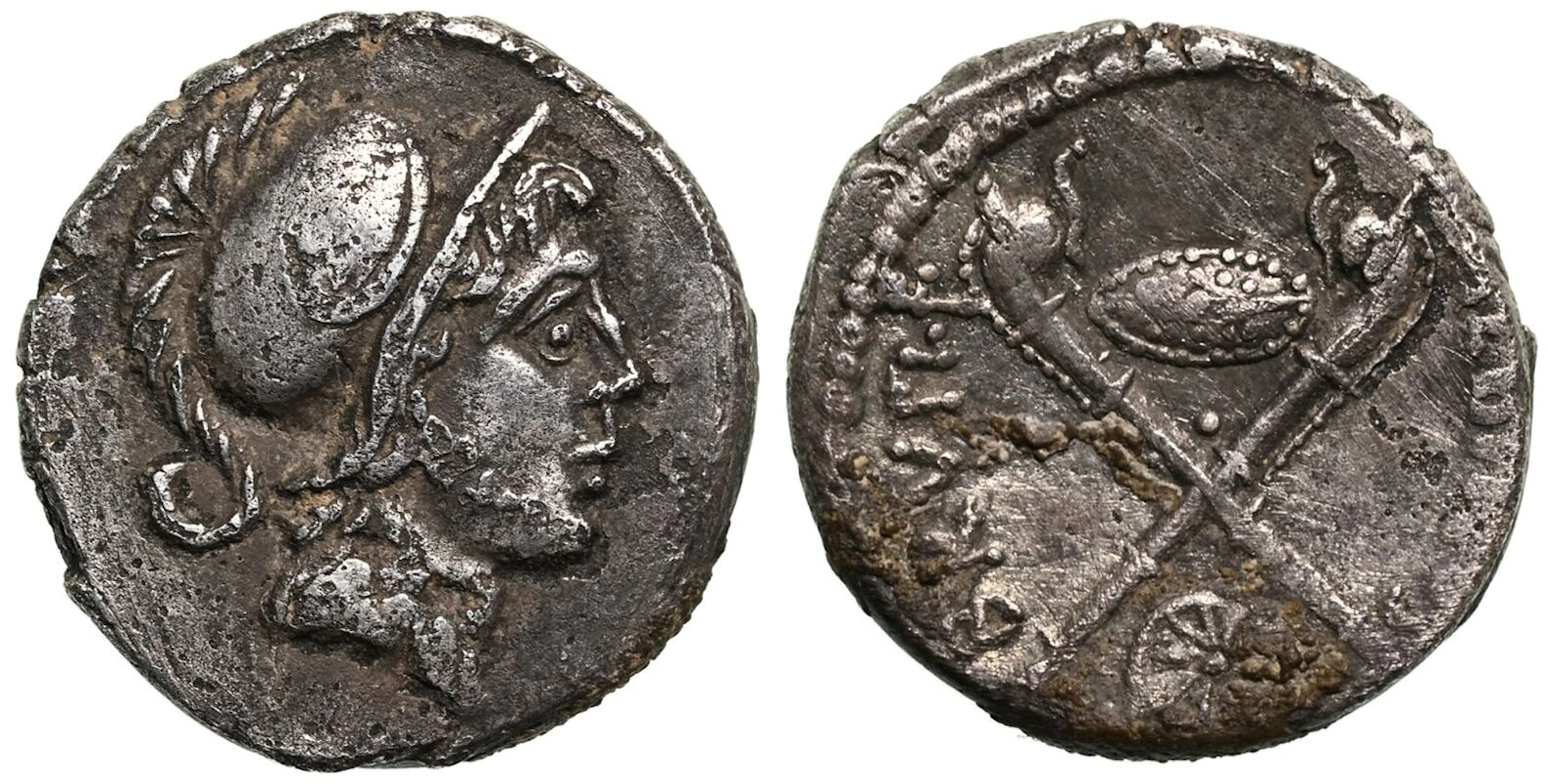 D. Iunius Brutus Albinus AR Denarius
