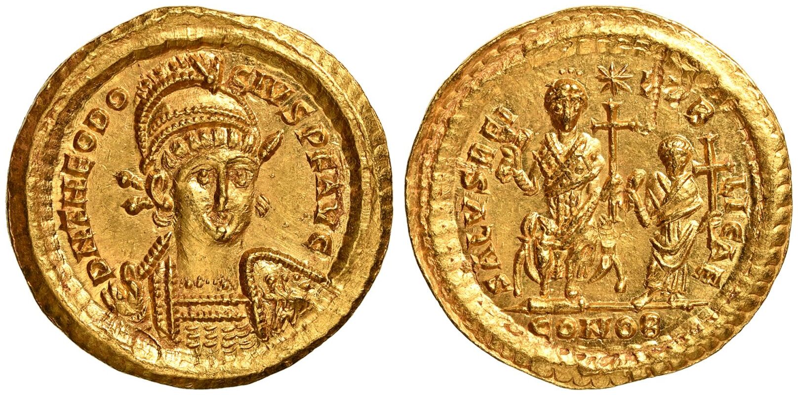 Theodosius II AV Solidus