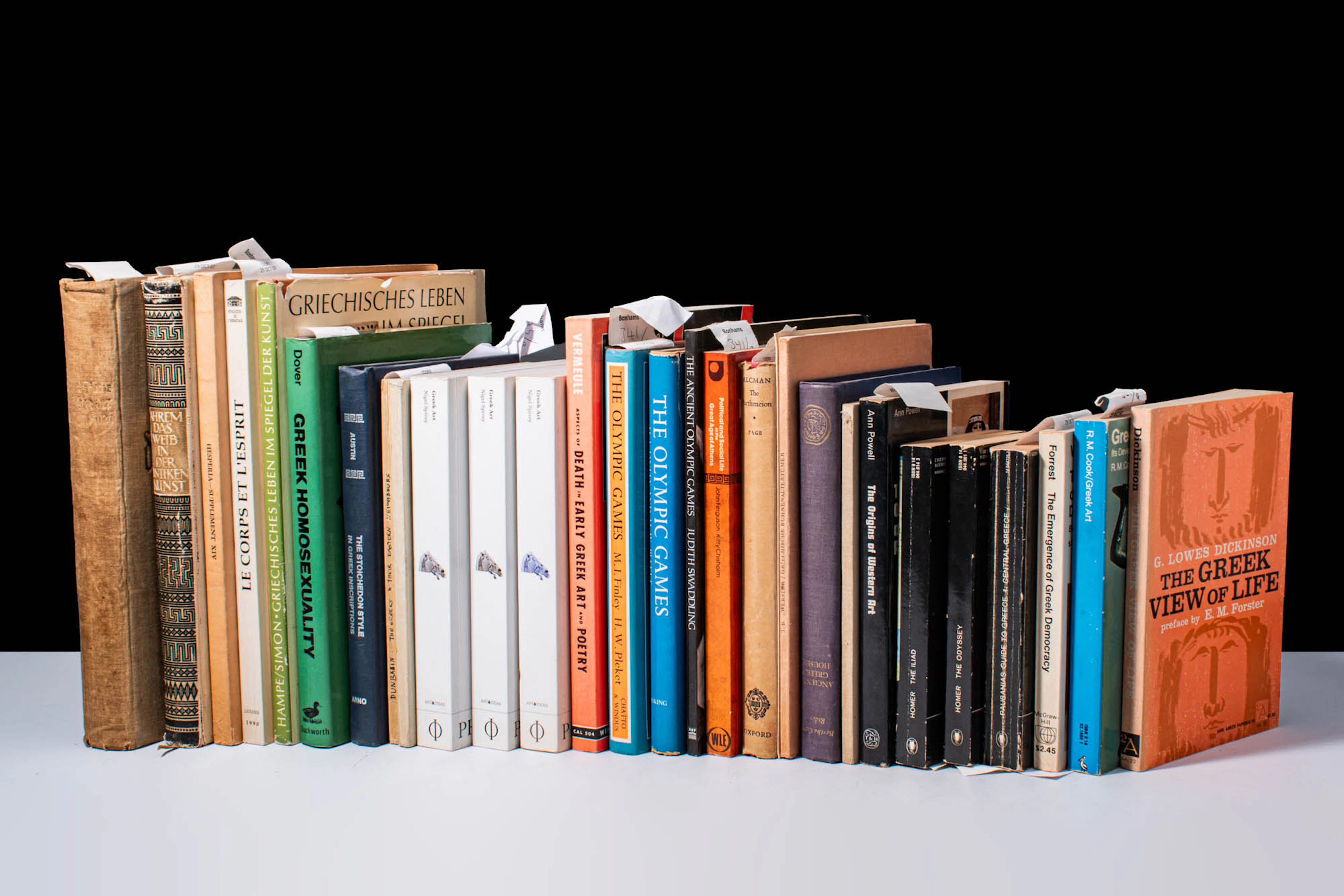 PRINCE LIBRARY - COLLECTION OF BOOKS ON ANCIENT GREEK ART