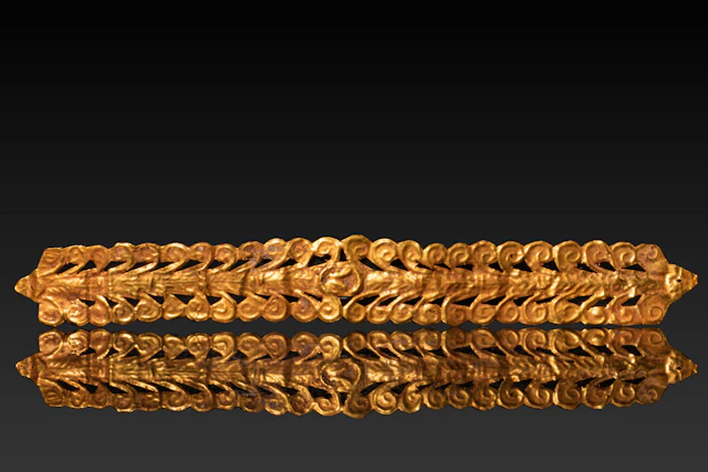 SCYTHIAN GOLD DIADEM WITH HORNS