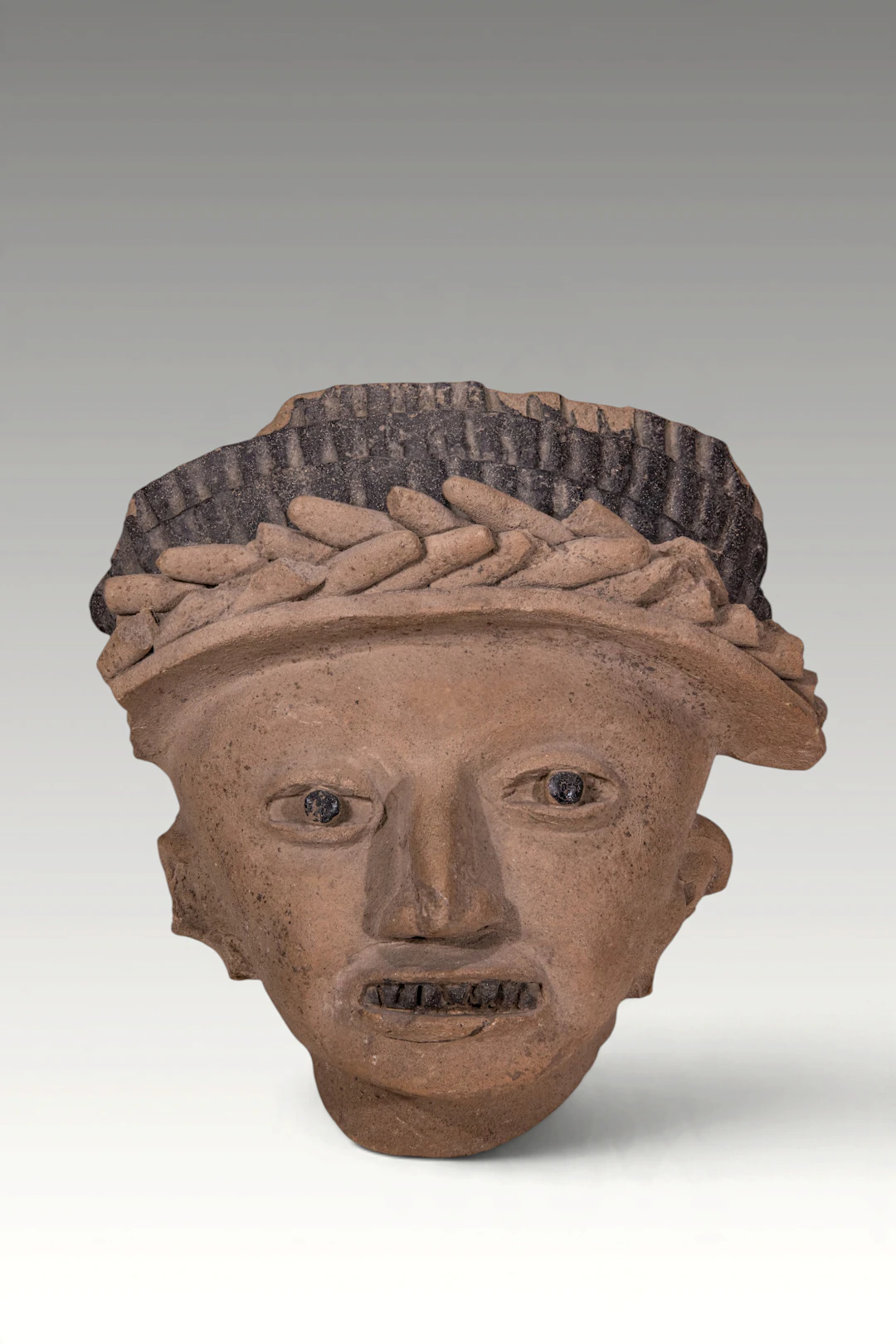PRE-COLUMBIAN VERACRUZ POTTERY HEAD