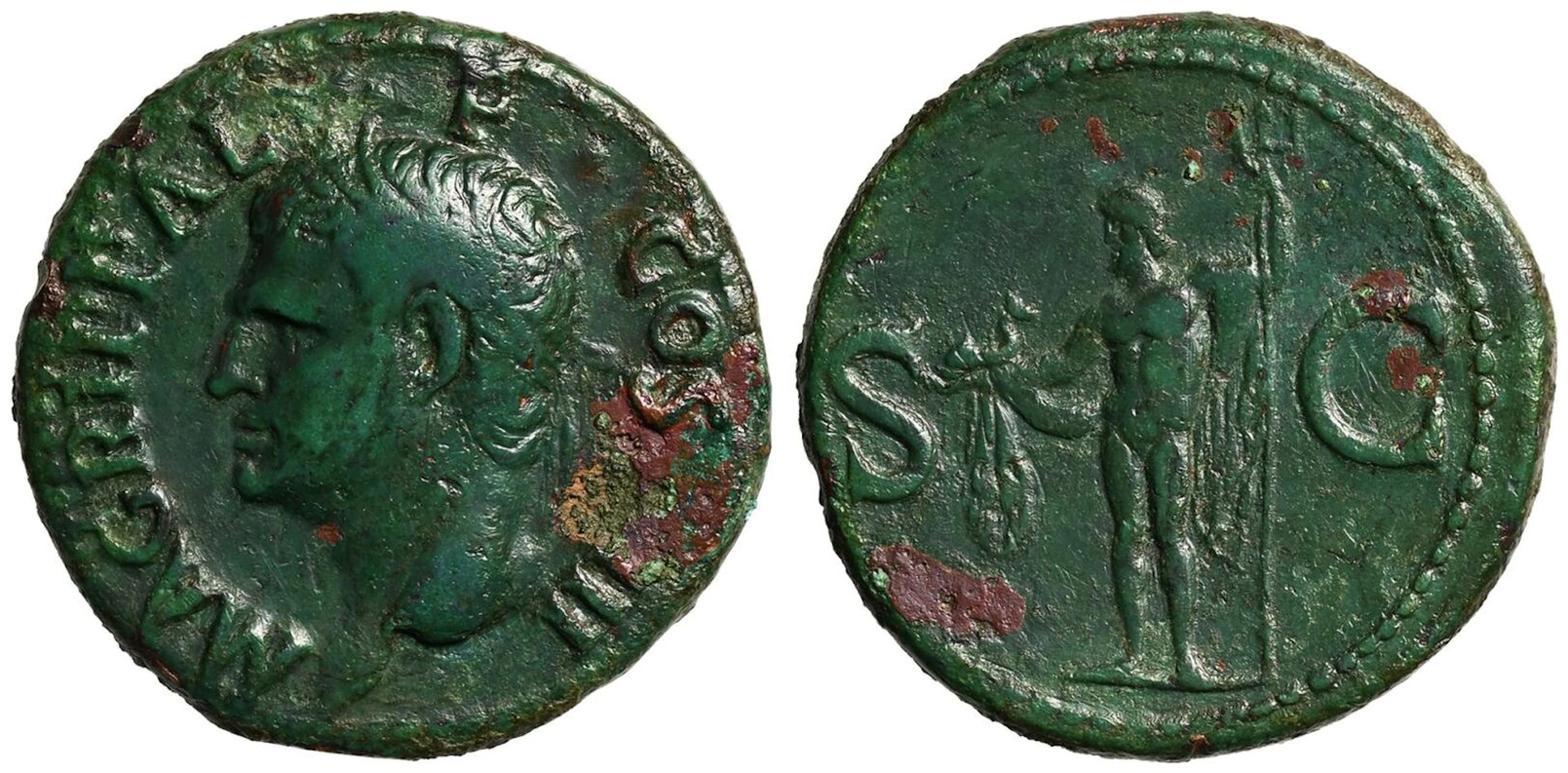 Agrippa (grandfather of Caligula) Æ As