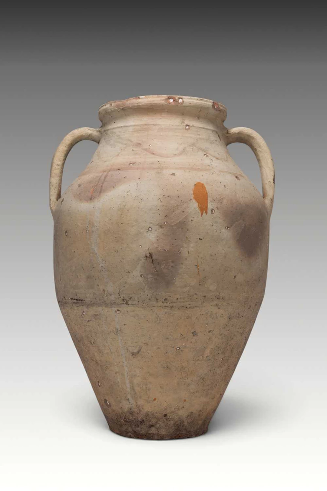 LARGE GRAECO-ROMAN TERRACOTTA OIL AMPHORA