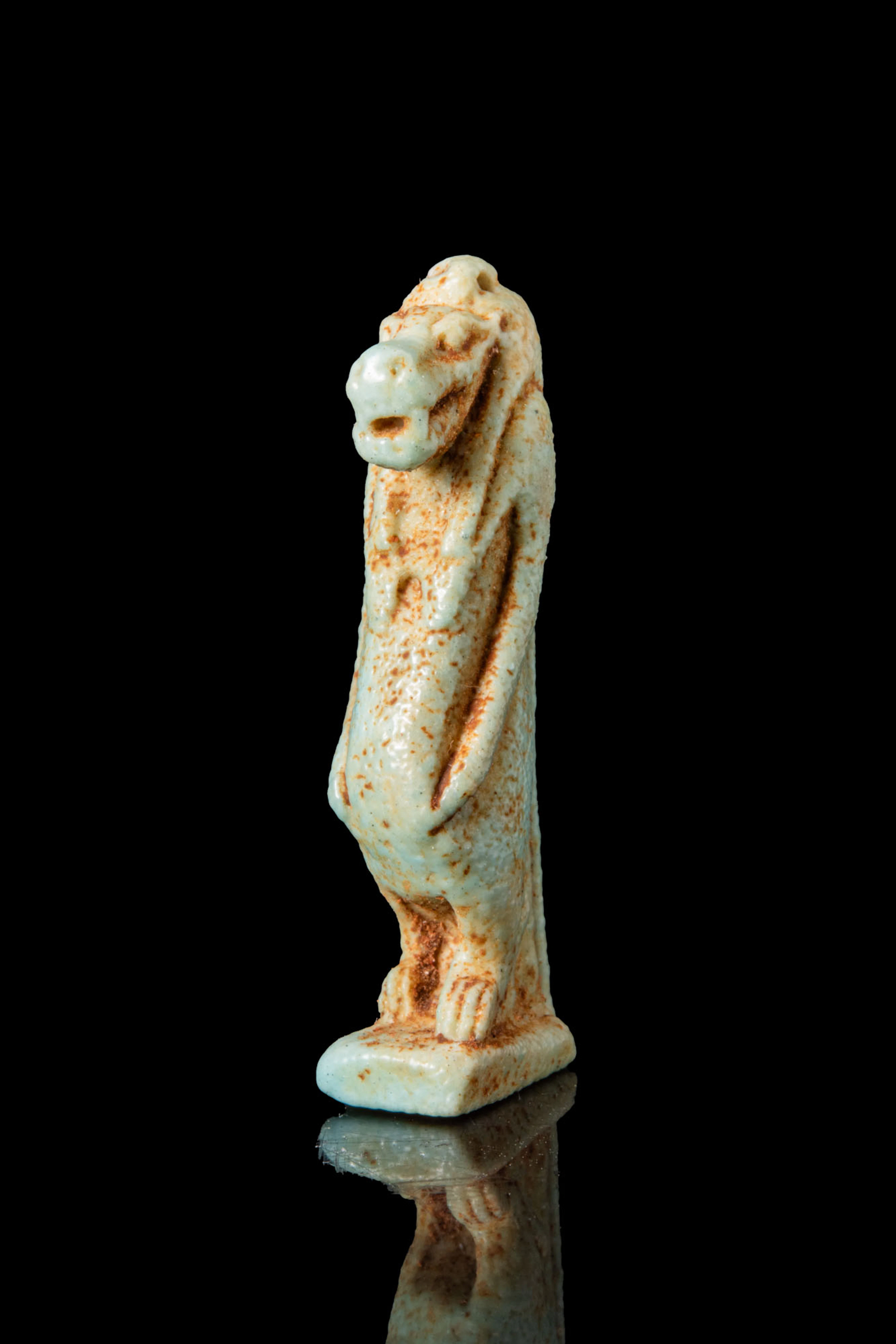 EGYPTIAN FAIENCE TAWERET AMULET