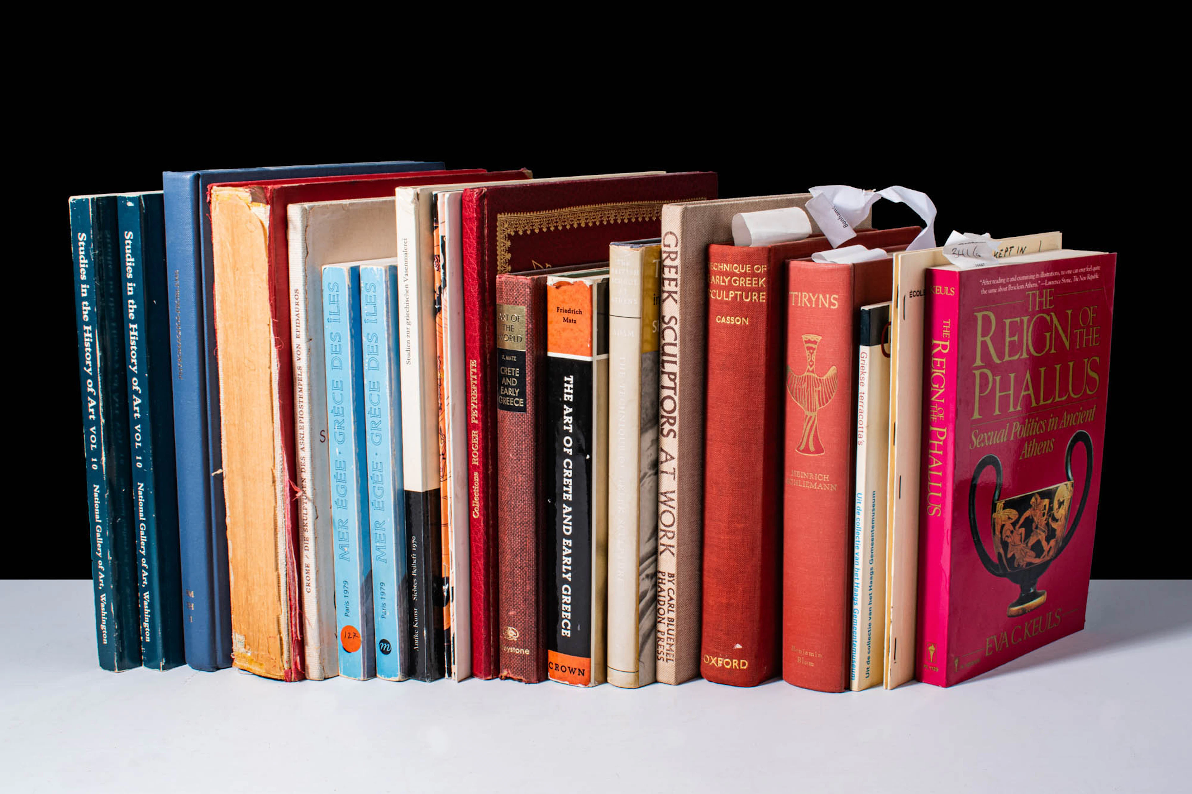 PRINCE LIBRARY - COLLECTION OF BOOKS ON ANCIENT GREEK ART