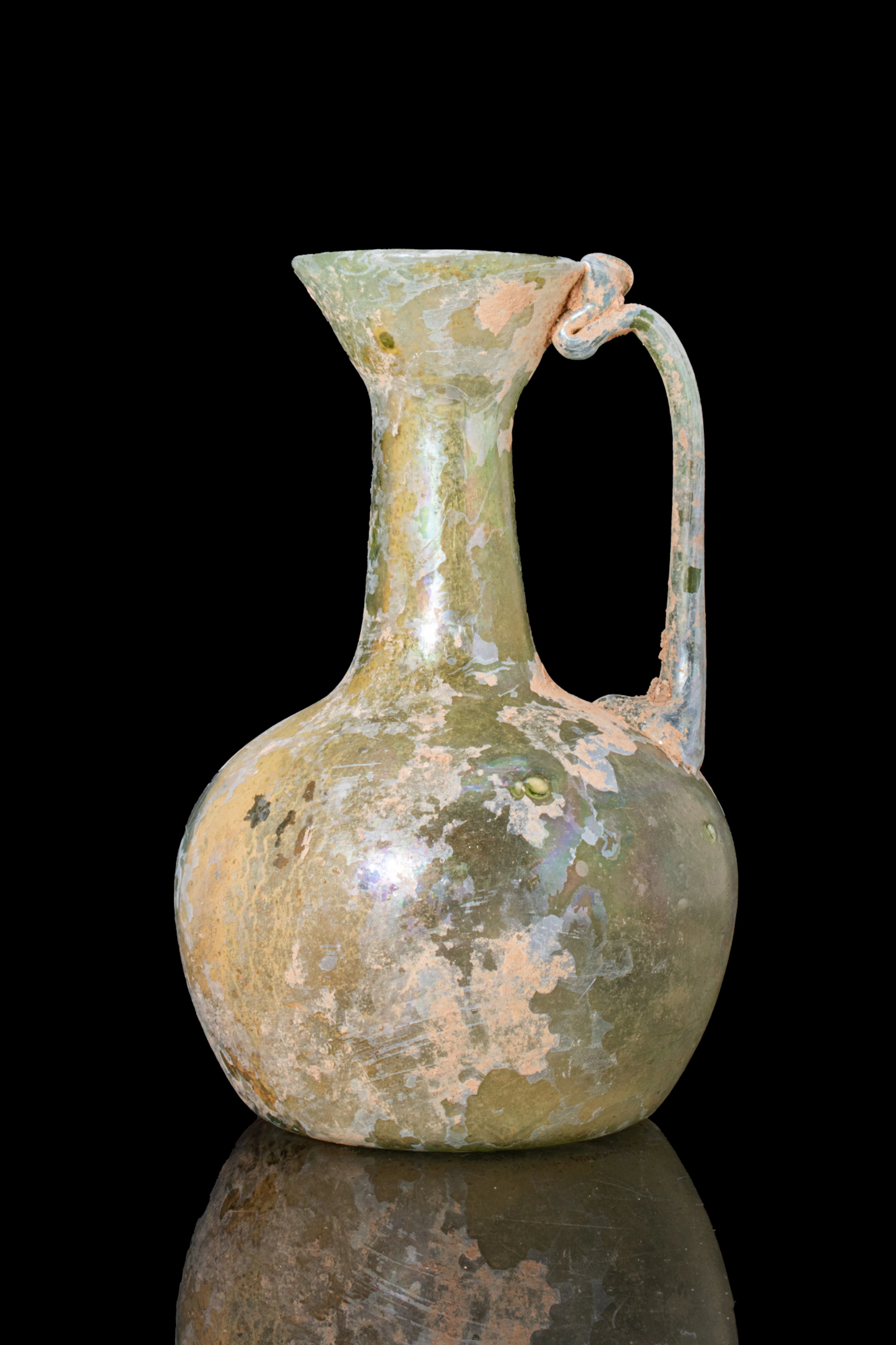 LATE ROMAN GLASS JUG