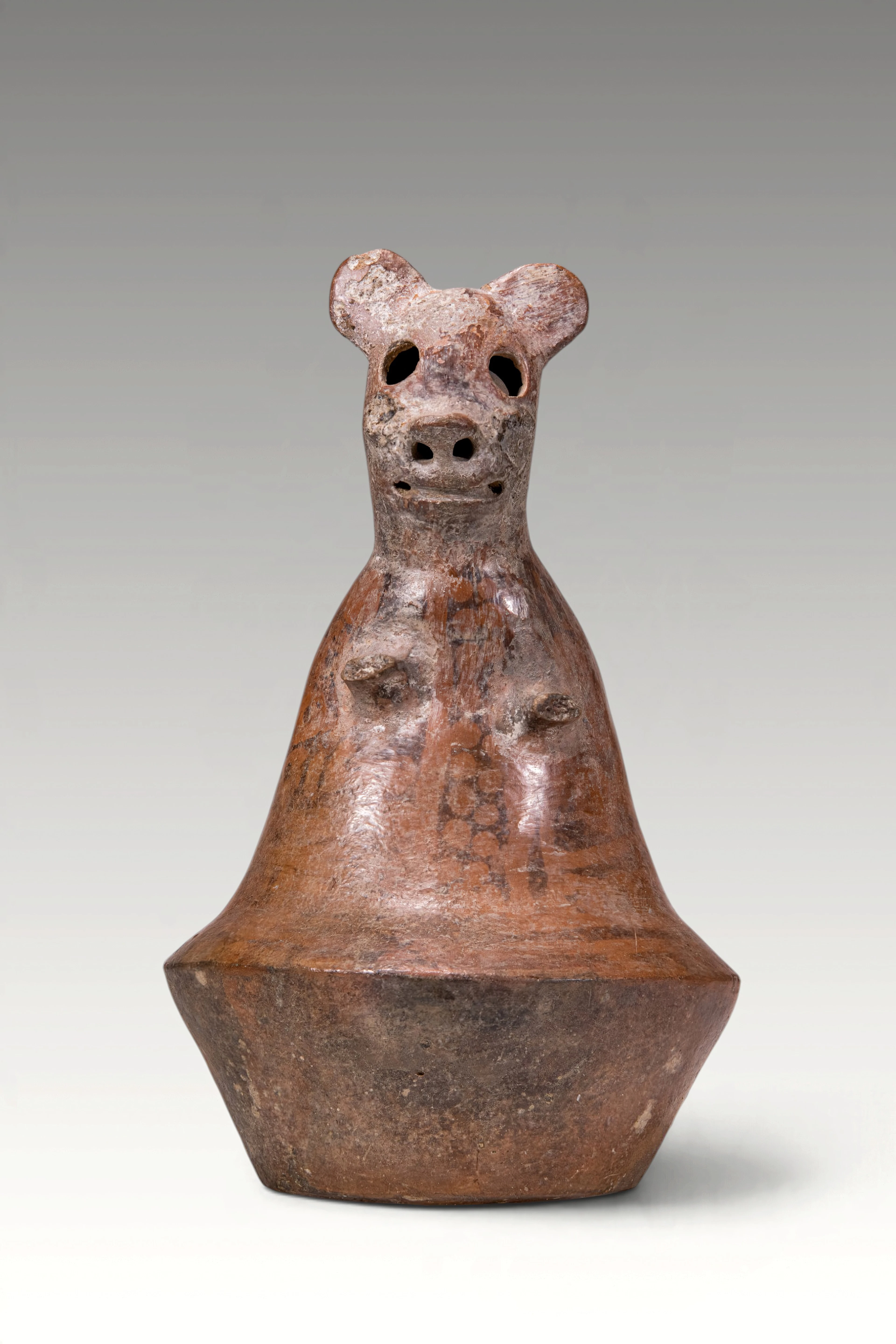 PRE-COLUMBIAN VICUS ANIMAL FORMED VESSEL