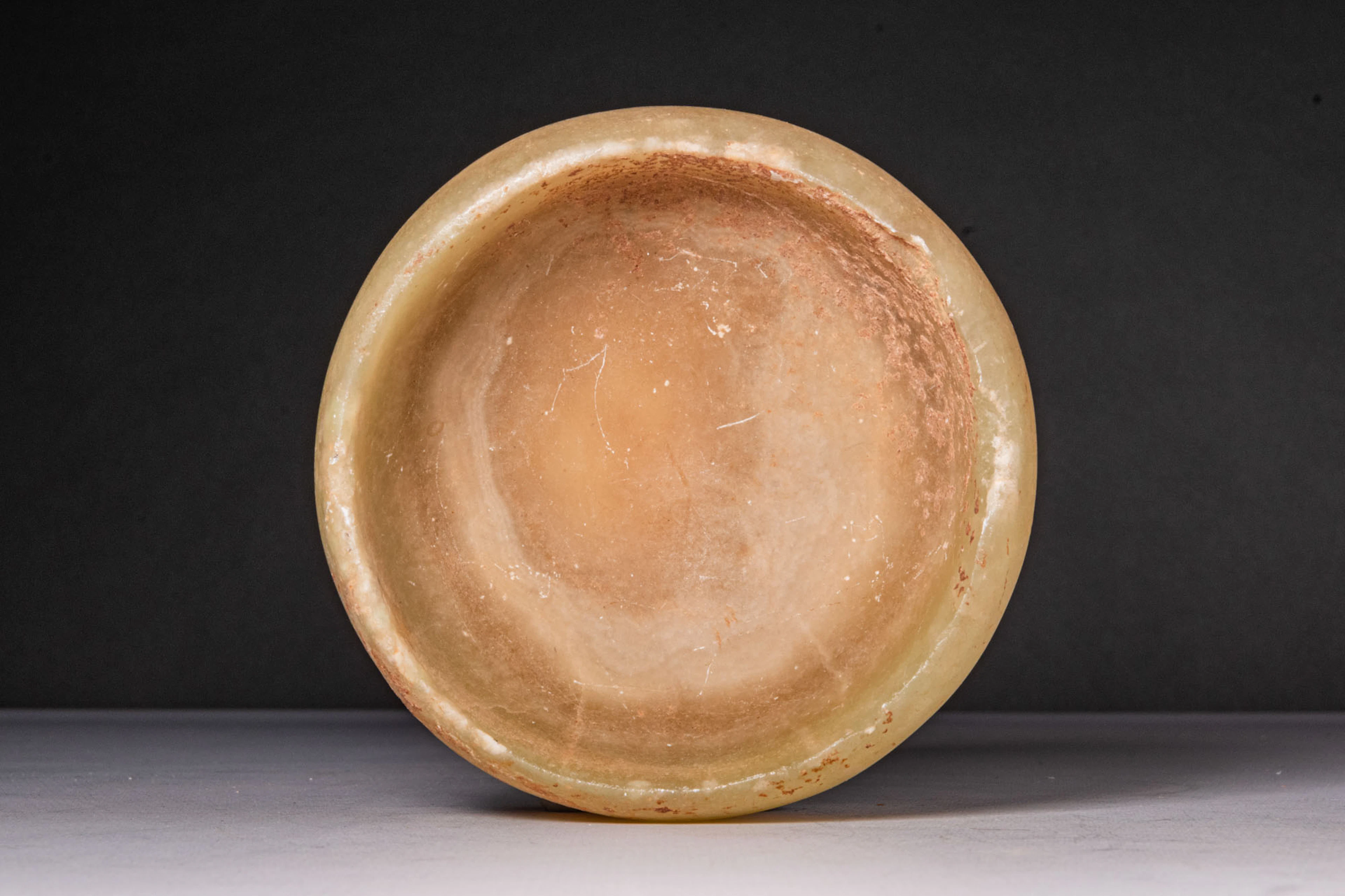 EGYPTIAN POLISHED ALABASTER CUP