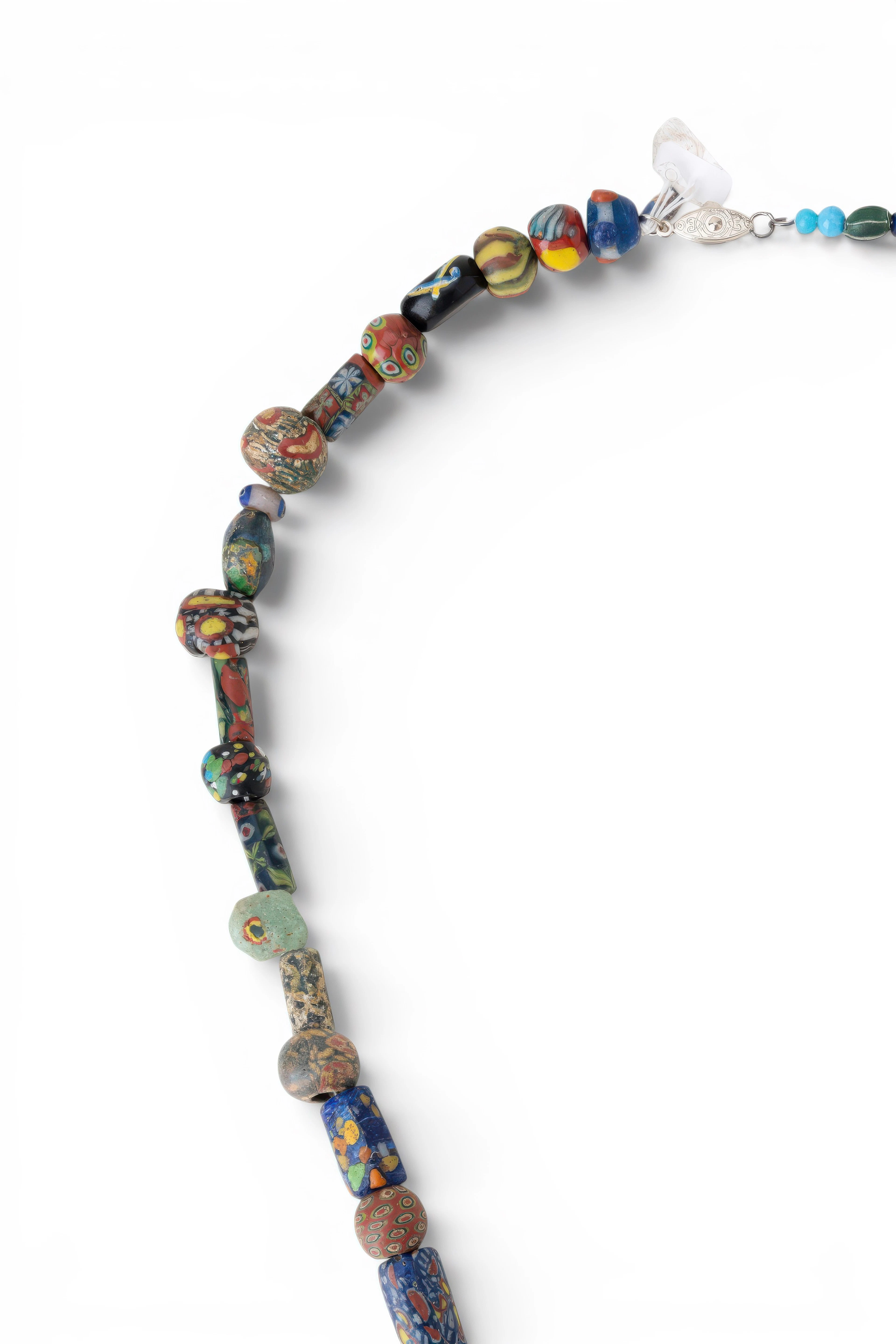 STUNNING ROMAN MILLEFIORI GLASS NECKLACE