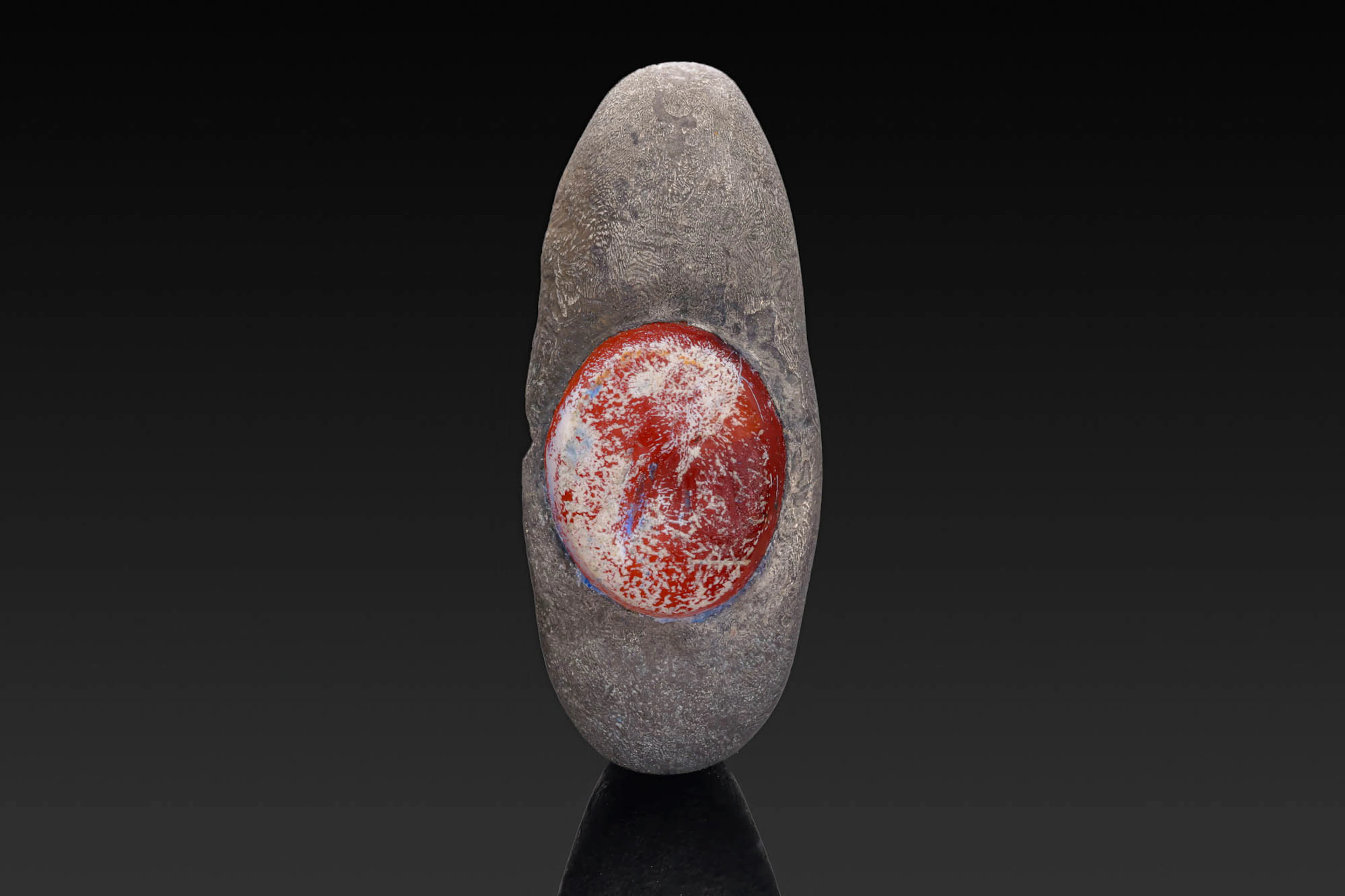 ROMAN SILVER RING WITH CARNELIAN