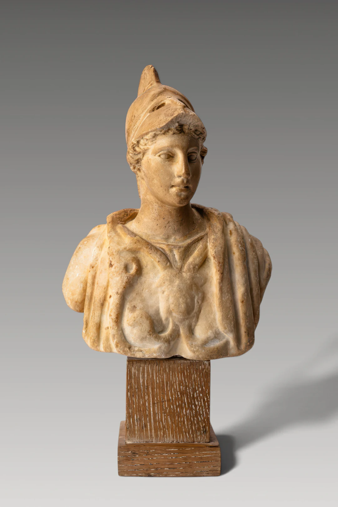 BEAUTIFUL ROMAN MARBLE BUST OF ATHENA