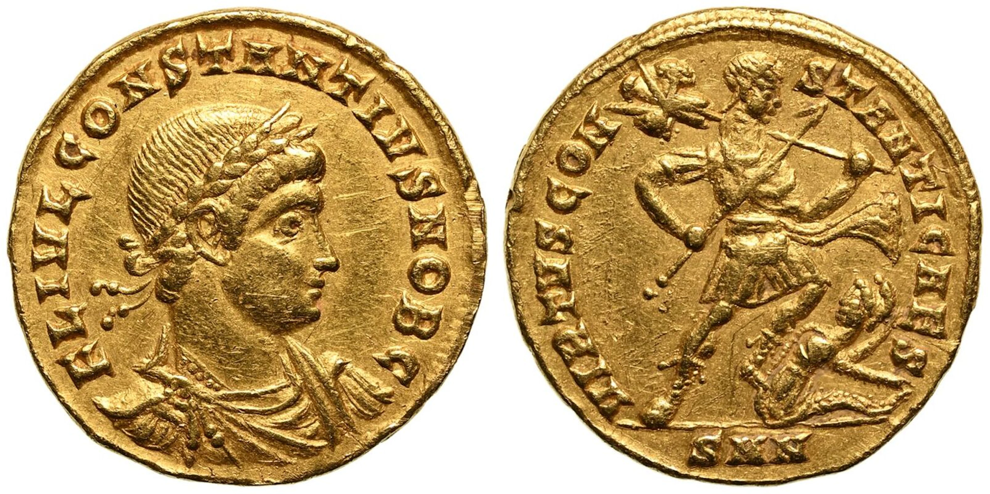 Constantius II (Caesar) AV Solidus