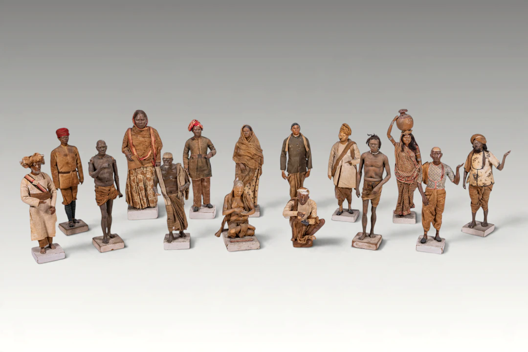 COLLECTION OF INDIAN TERRACOTTA MINIATURE FIGURES