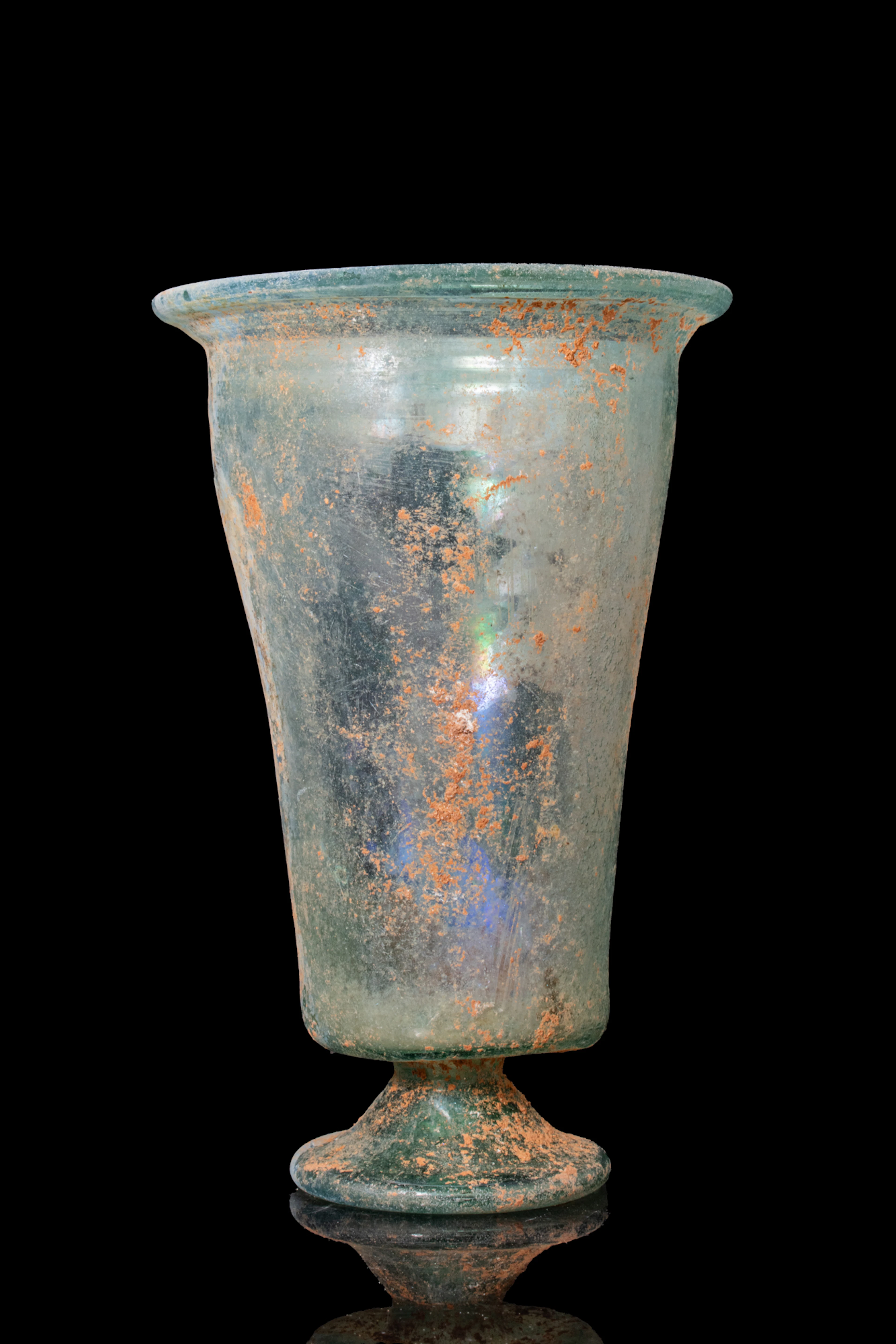 SUPERB ROMAN TRANSLUCENT GLASS BEAKER