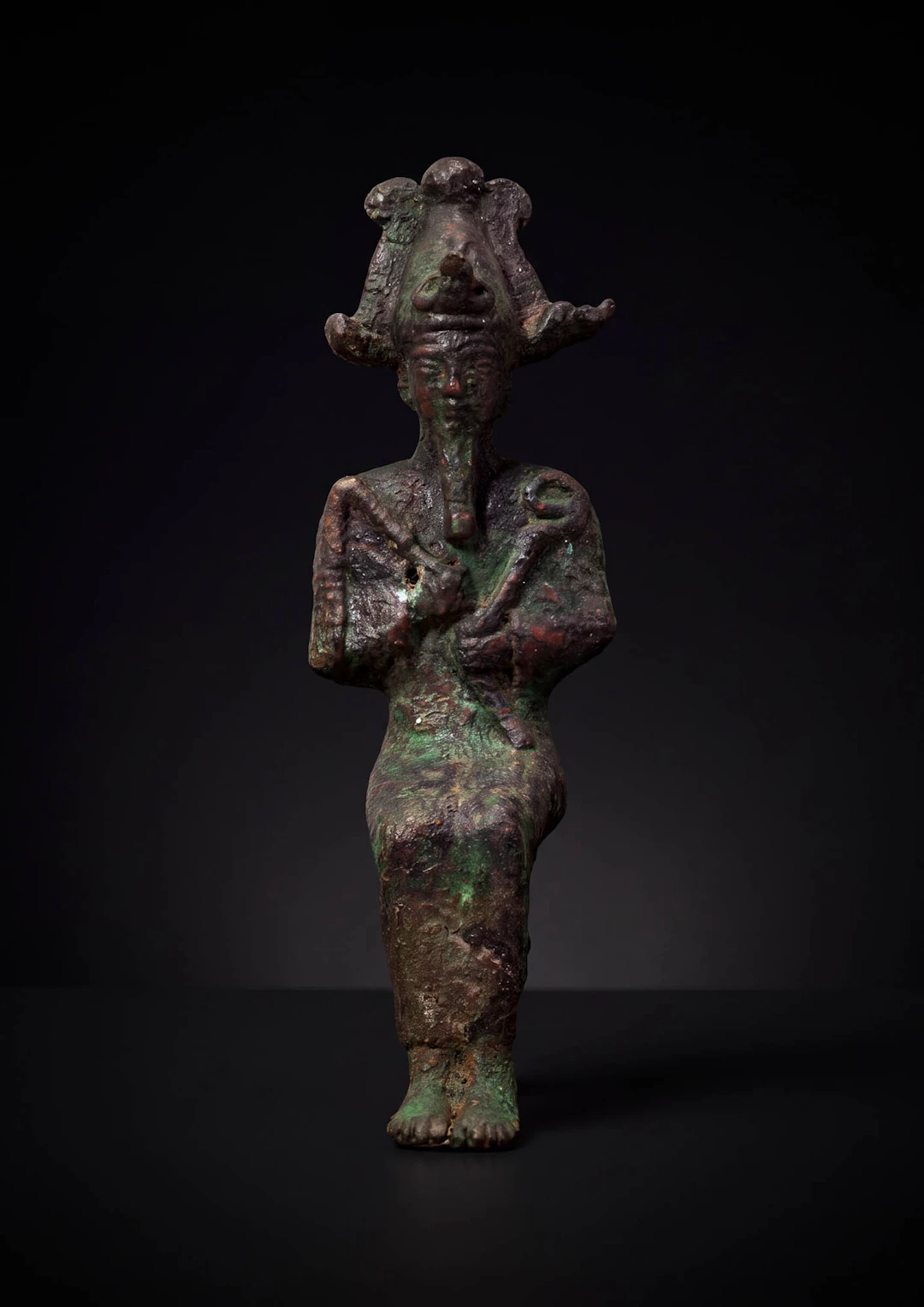 EGYPTIAN BRONZE OSIRIS FIGURINE