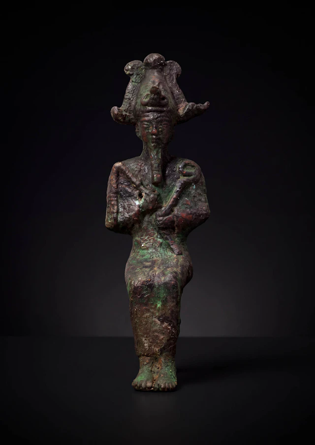 EGYPTIAN BRONZE OSIRIS FIGURINE
