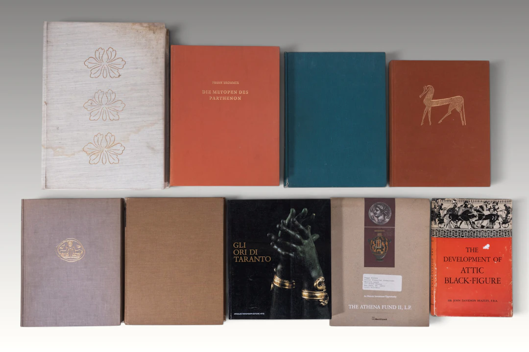 COLLECTION OF BOOKS ON GREEK ART
