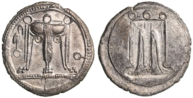 Bruttium, Kroton, AR Nomos