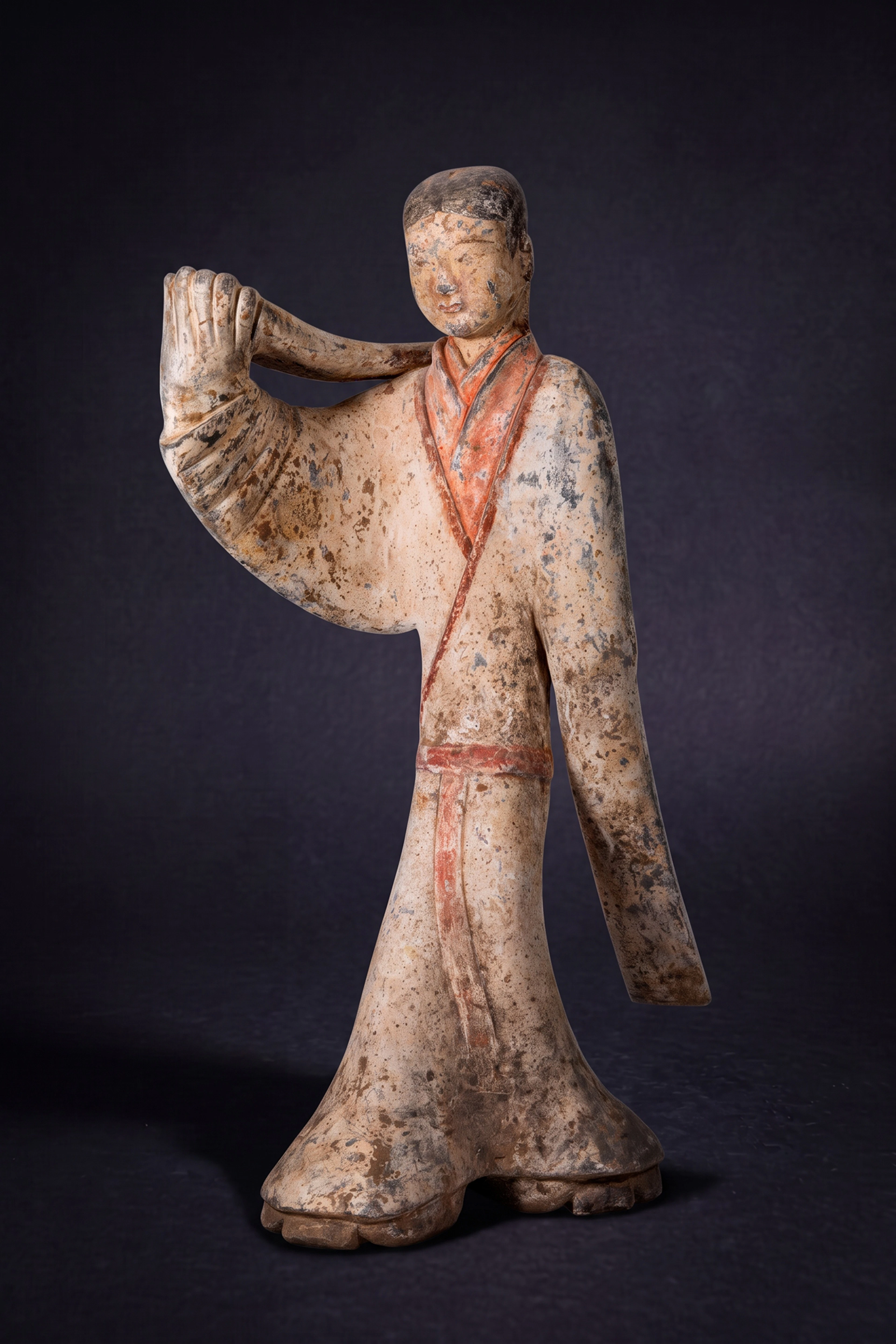 CHINESE TERRACOTTA DANCING LADY - TL TESTED