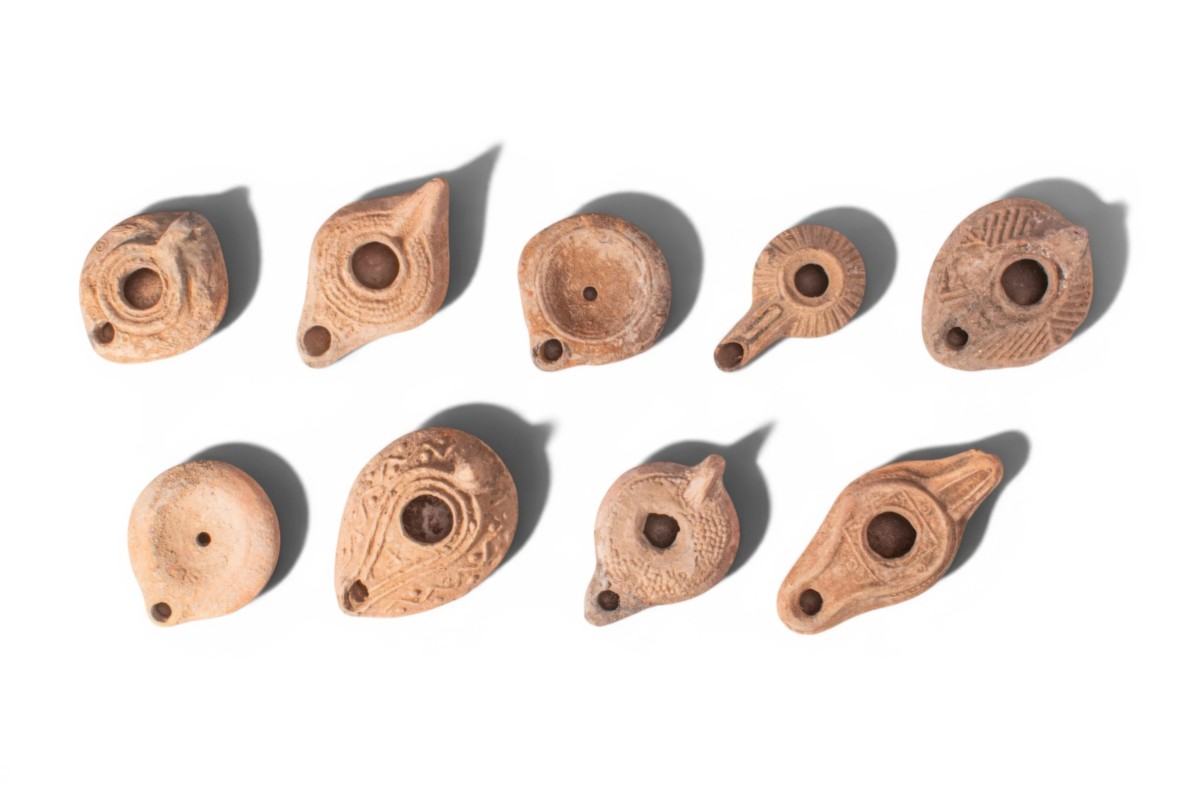 LARGE COLLECTION OF GREEK, ROMAN AND BYZANTINE TERRACOTTA OIL LAMPS