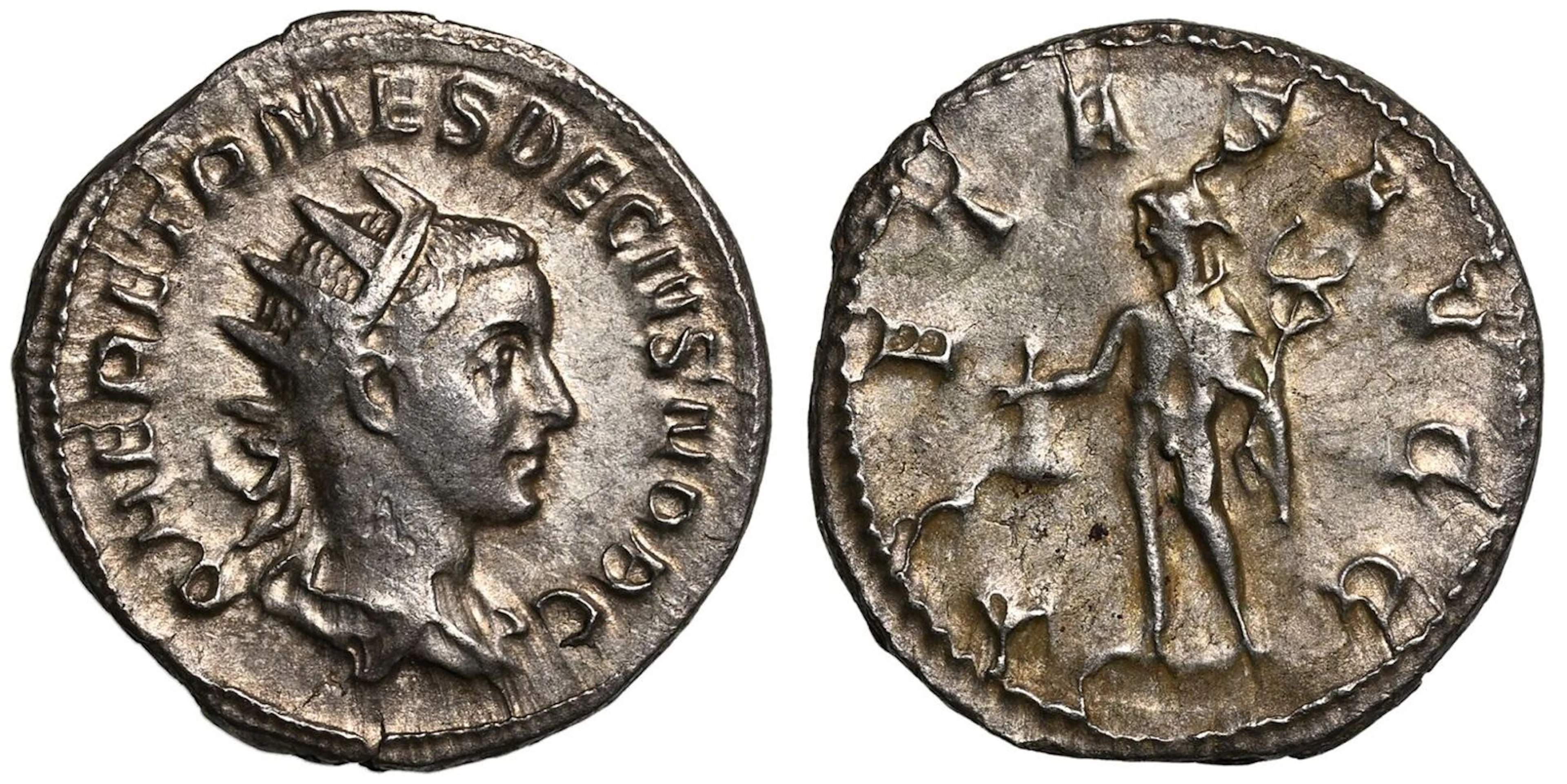 Herennius Etruscus (Caesar) AR Antoninianus