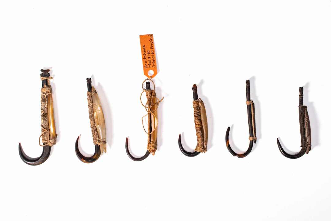 GROUP OF SOLOMON ISLANDS FISH HOOKS