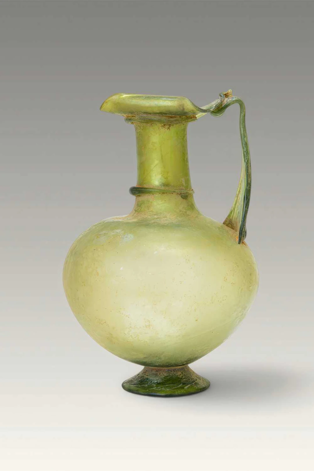 ROMAN GREEN GLASS JUG