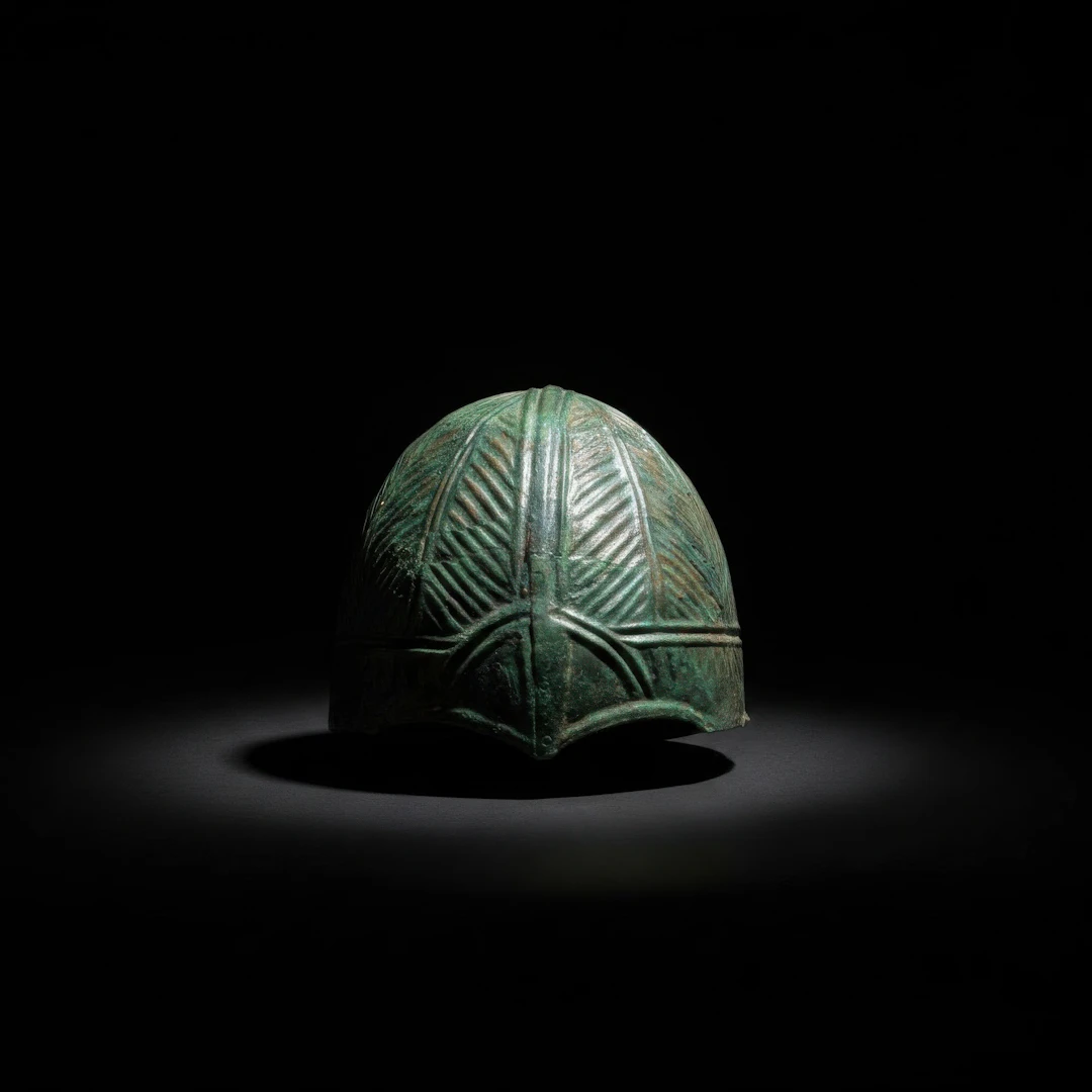 STUNNING SCYTHIAN BRONZE HELMET