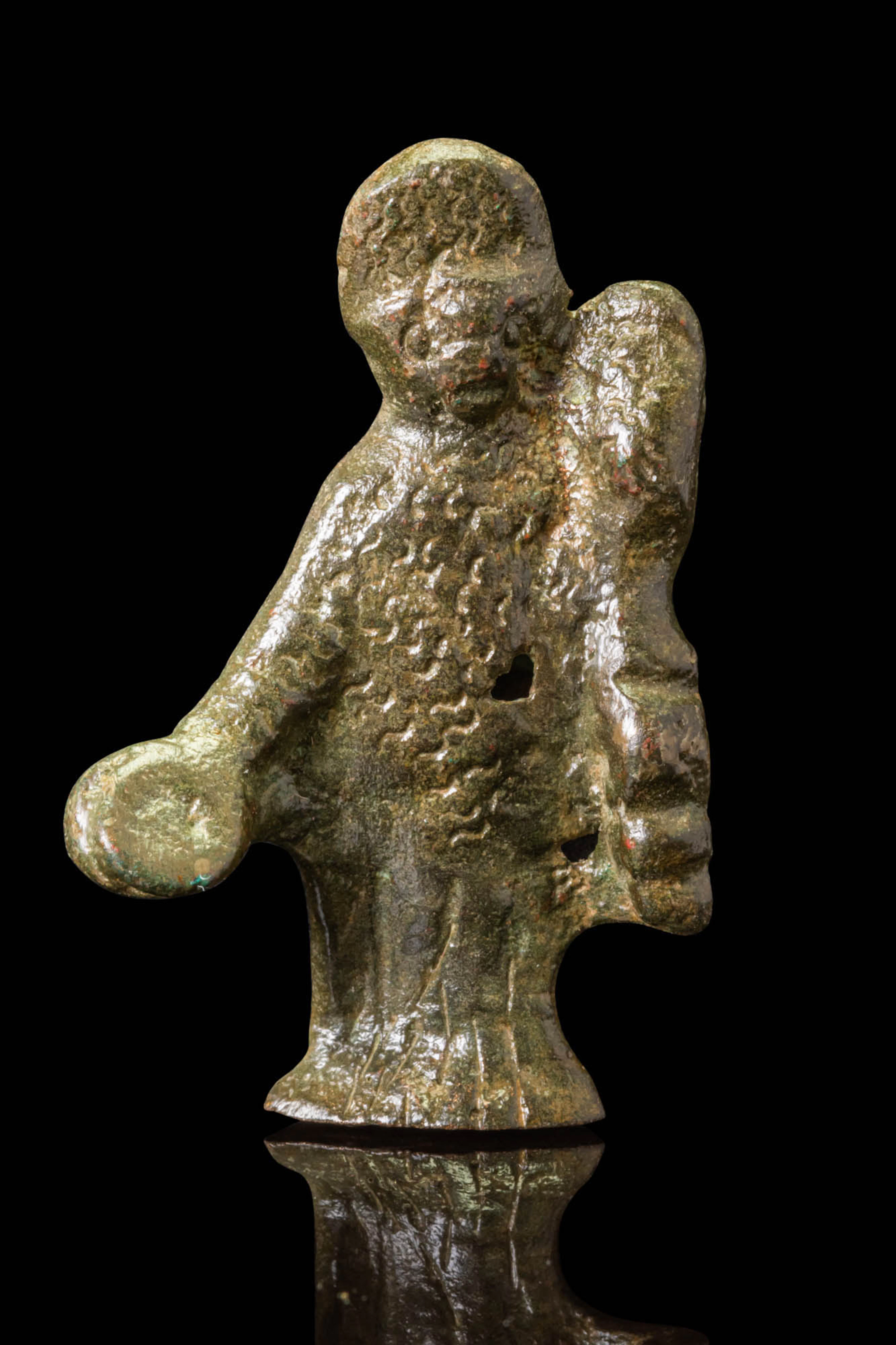 GALLO-ROMAN BRONZE GODDESS