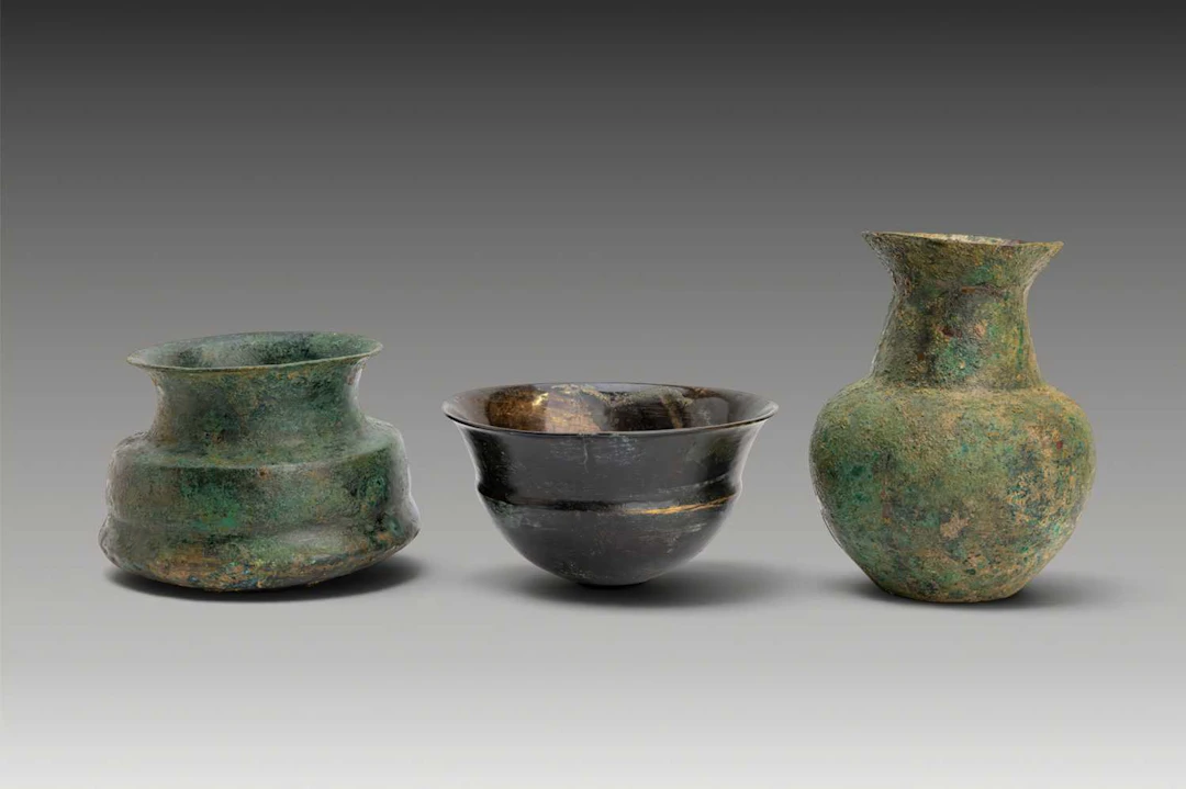 COLLECTION OF ETRUSCAN BRONZE VESSELS