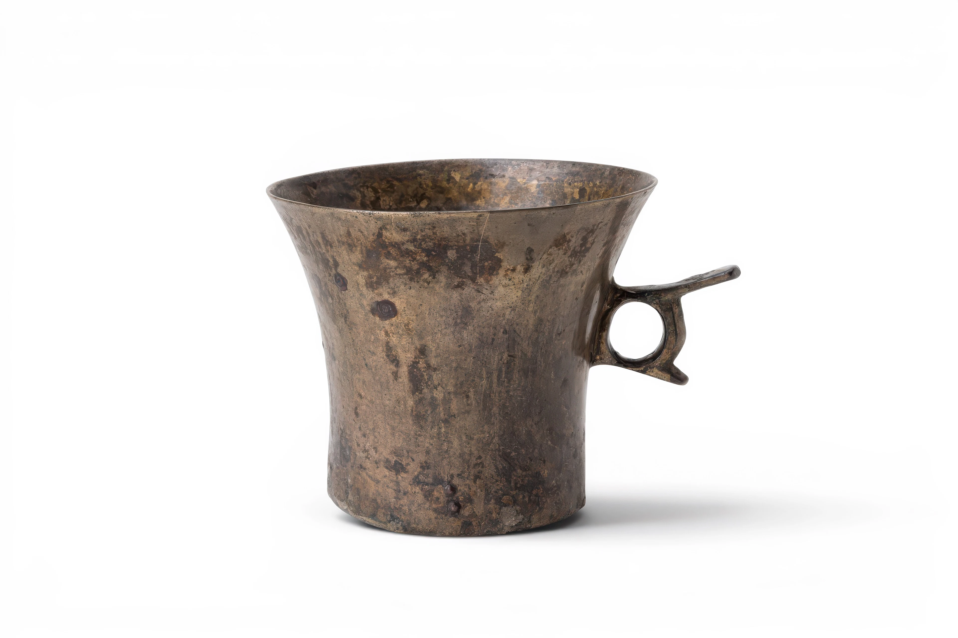 GREEK SILVER ALLOY BEAKER