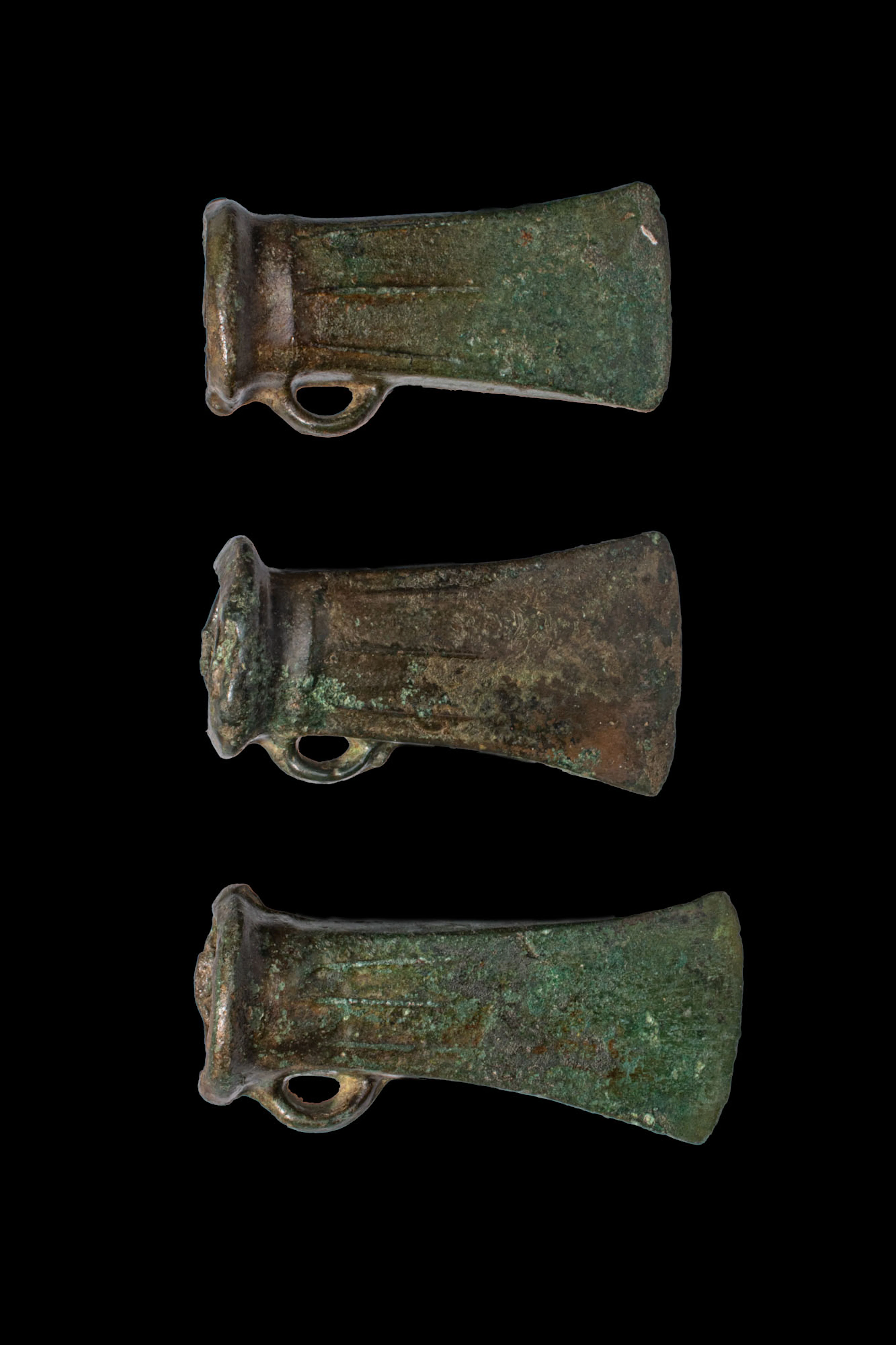 COLLECTION OF CELTIC AGE BRONZE AXES