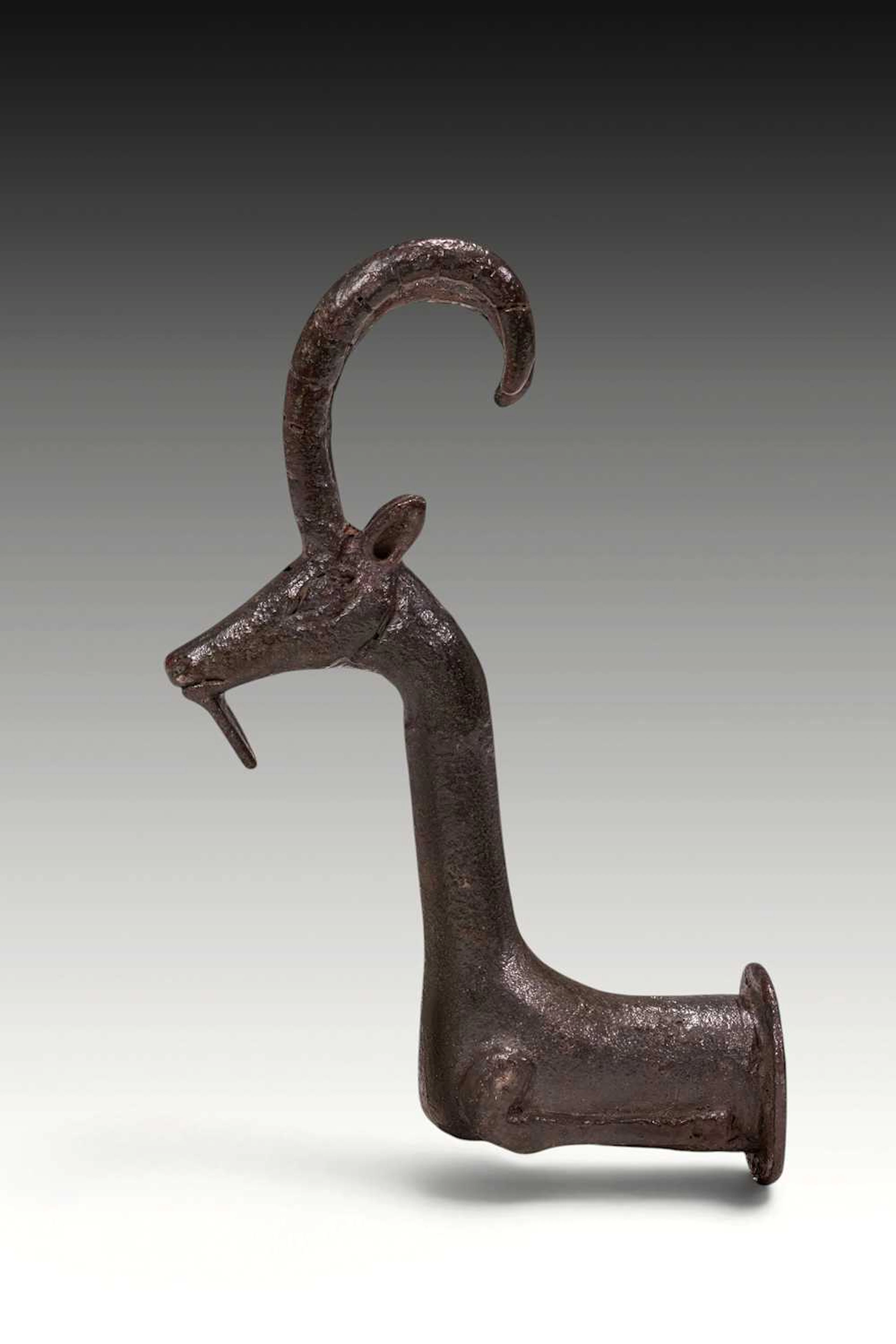 BRONZE AGE BRONZE IBEX PROTOME