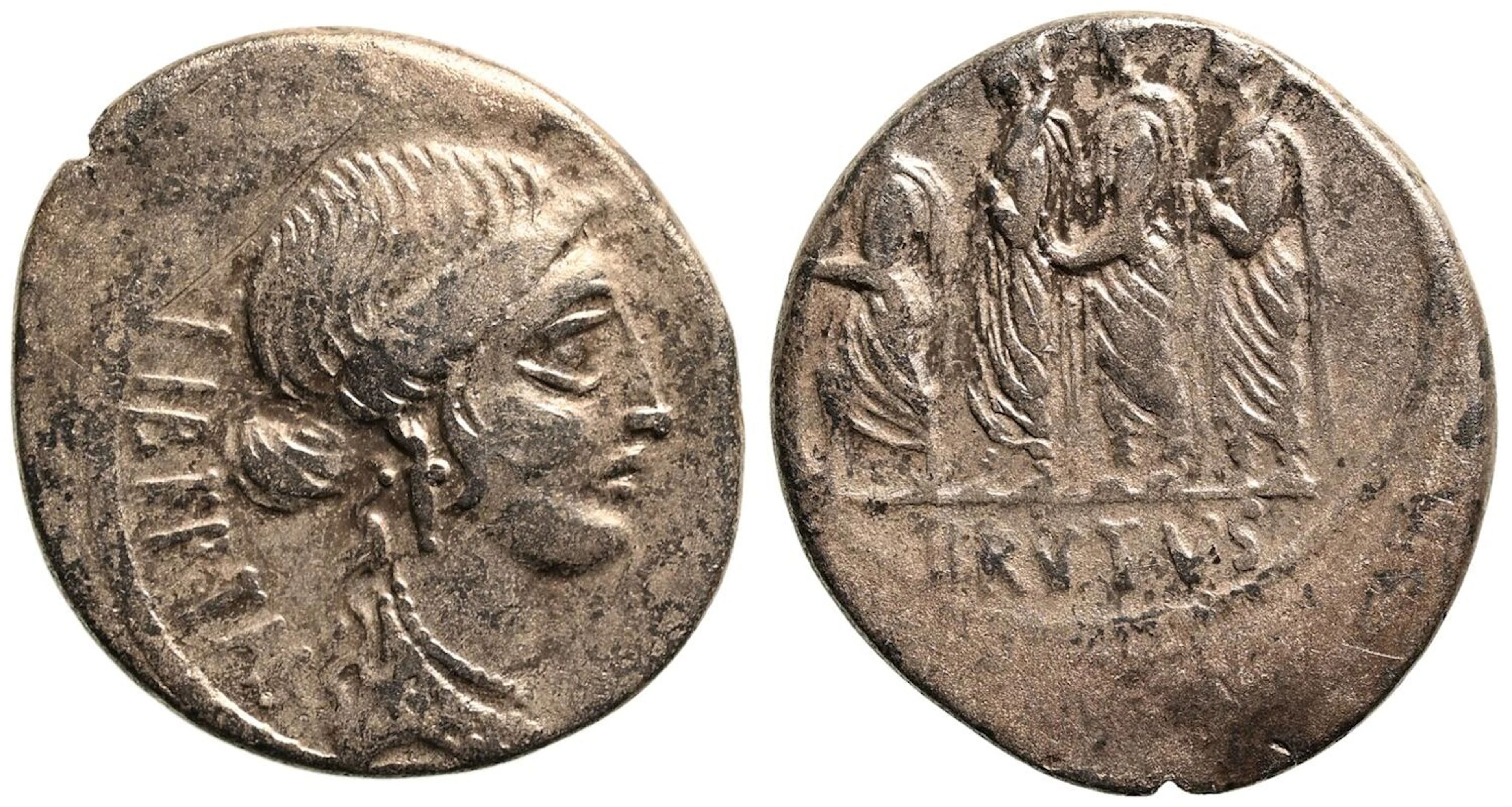 Q. Servilius Caepio (M. Junius) Brutus AR Denarius