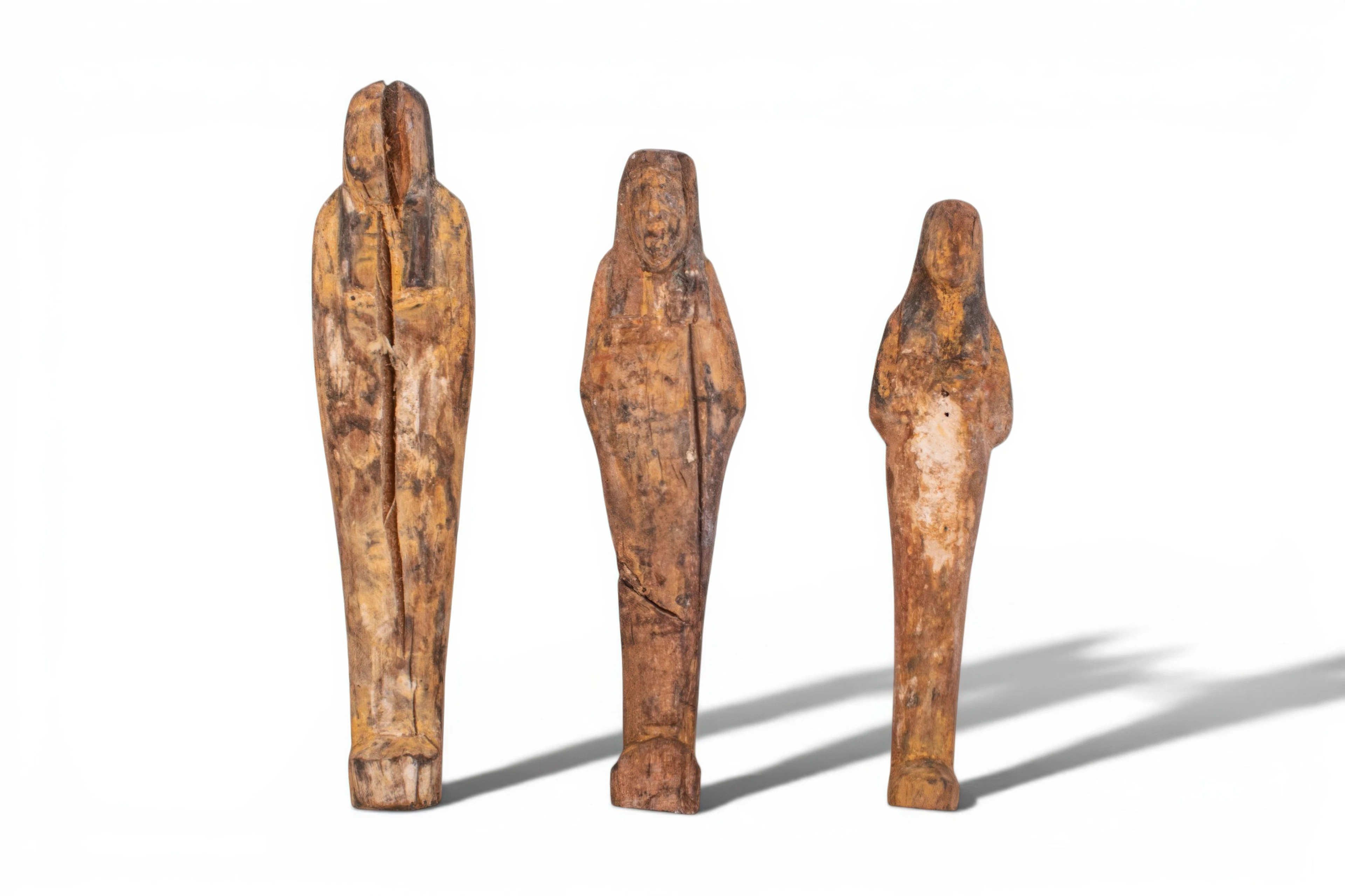 COLLECTION OF EGYPTIAN WOODEN USHABTIS