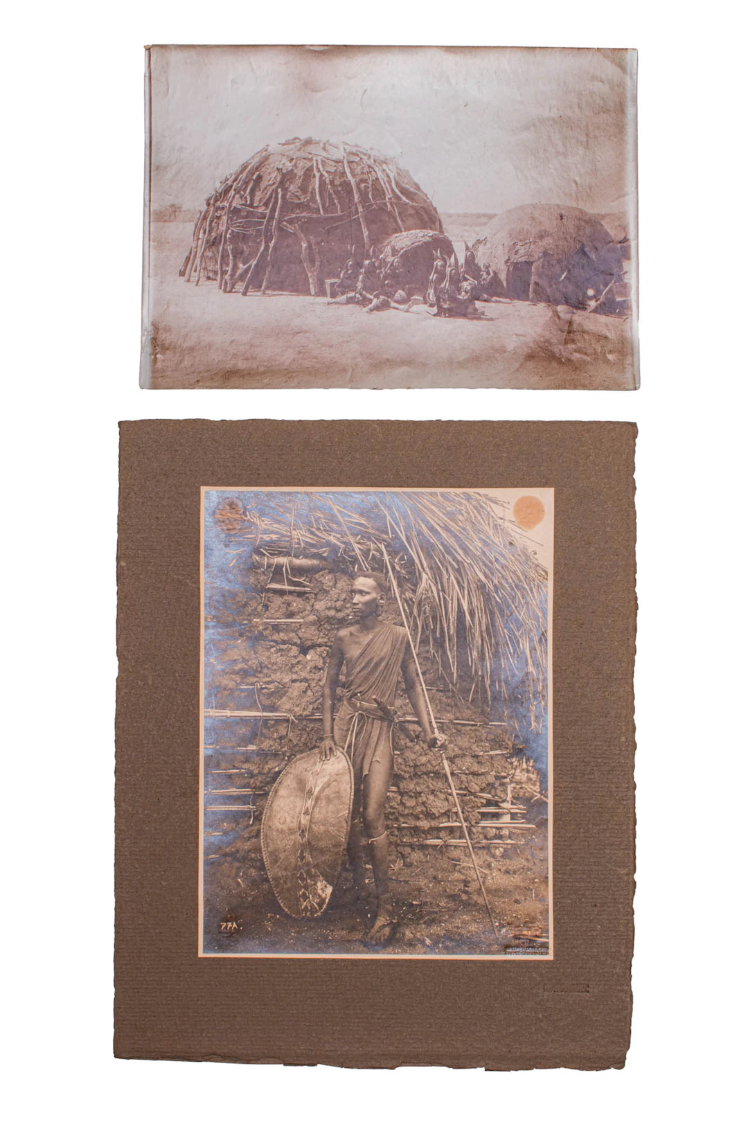 TWO PHOTOGRAPHS
