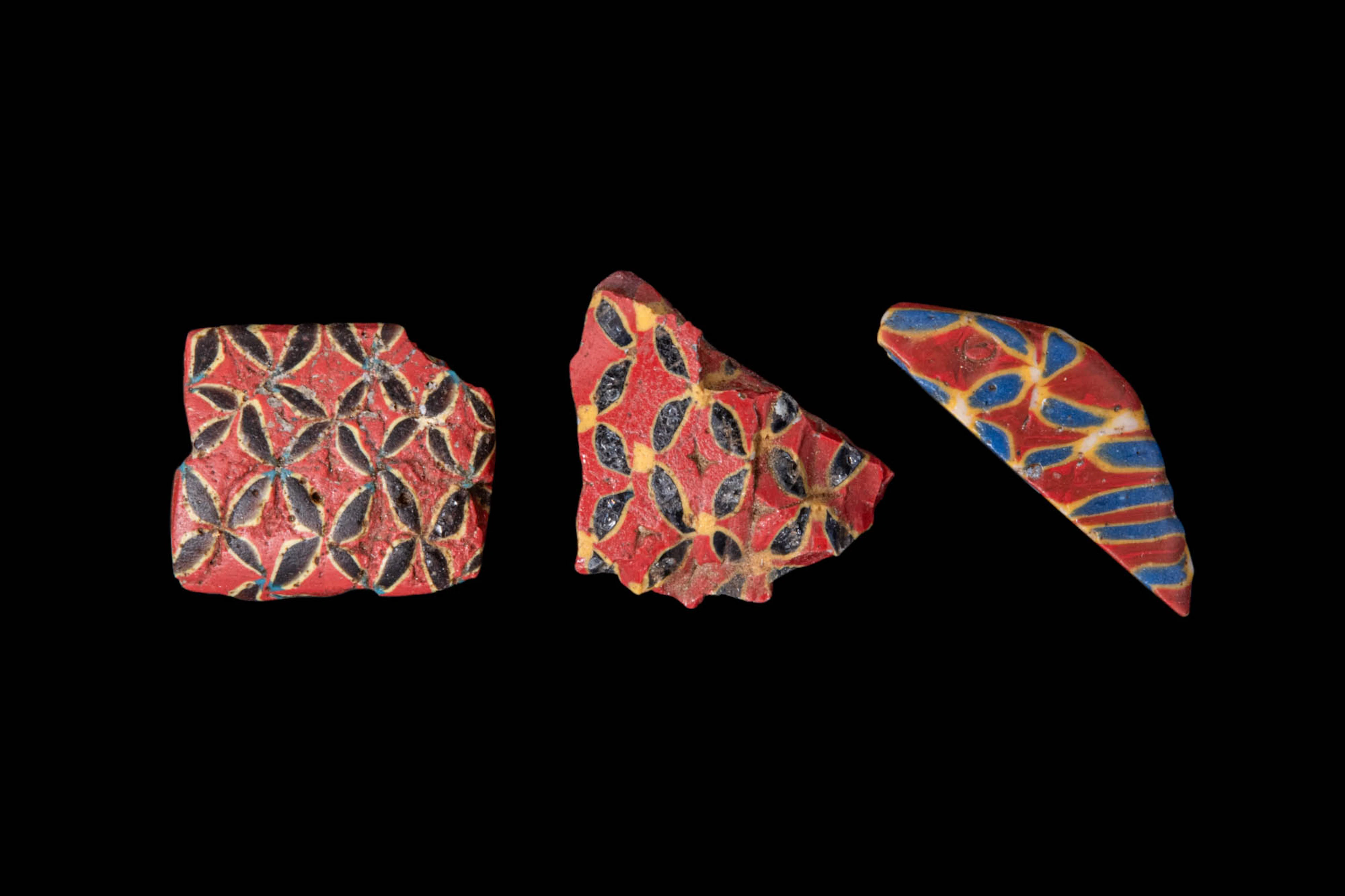 COLLECTION OF EGYPTIAN GLASS INLAYS