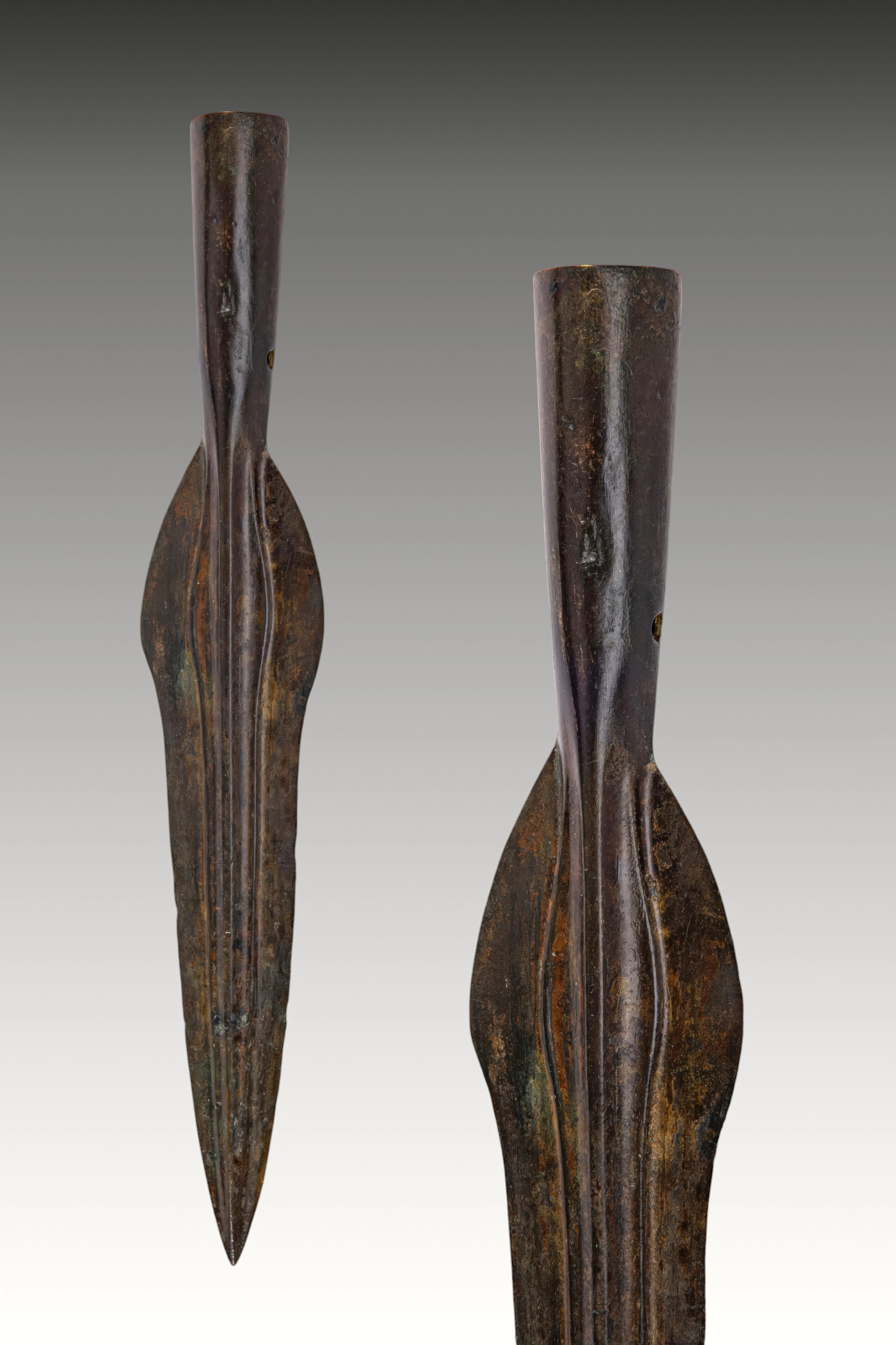 STUNNING CELTIC BRONZE SPEARHEAD