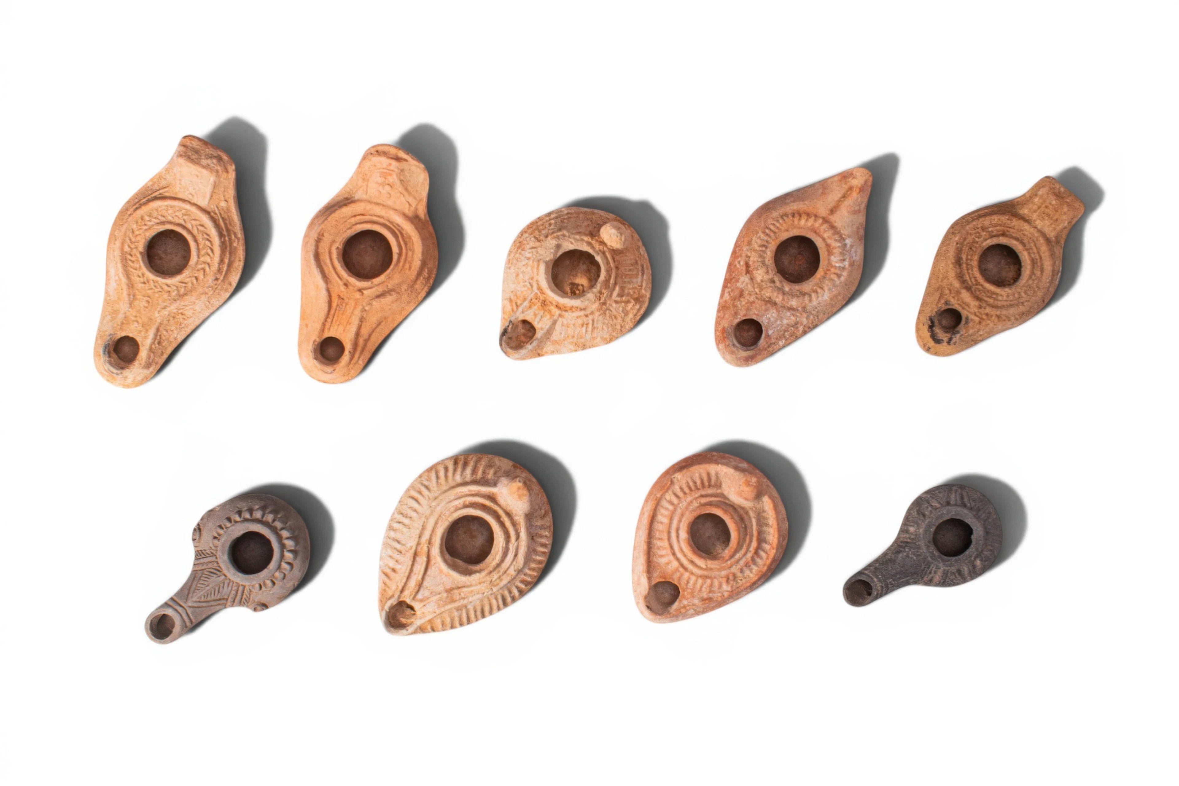 LARGE COLLECTION OF GREEK, ROMAN AND BYZANTINE TERRACOTTA OIL LAMPS