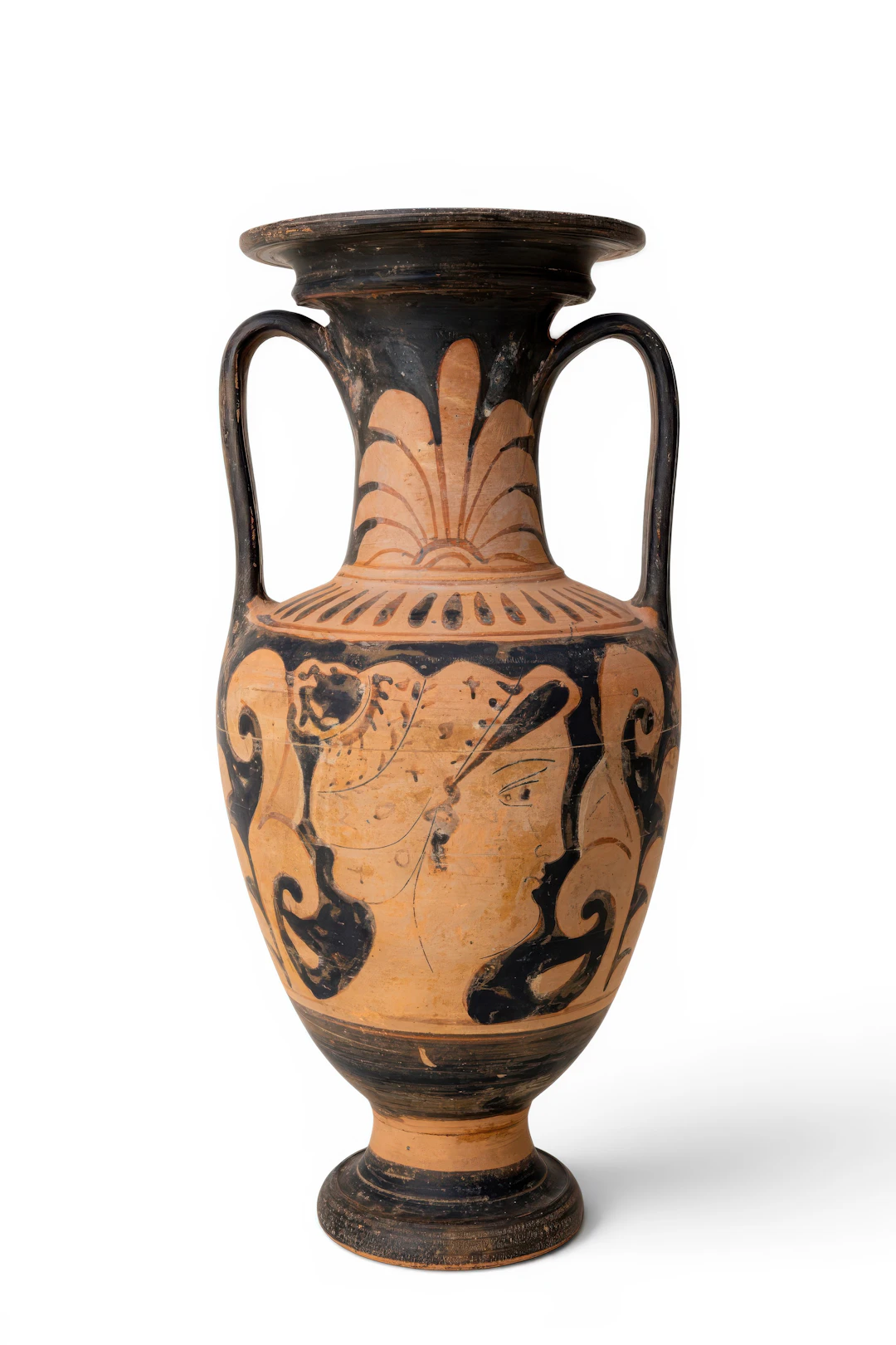 CAMPANIAN RED-FIGURE AMPHORA WITH LADIES OF FASHION - TL TESTED