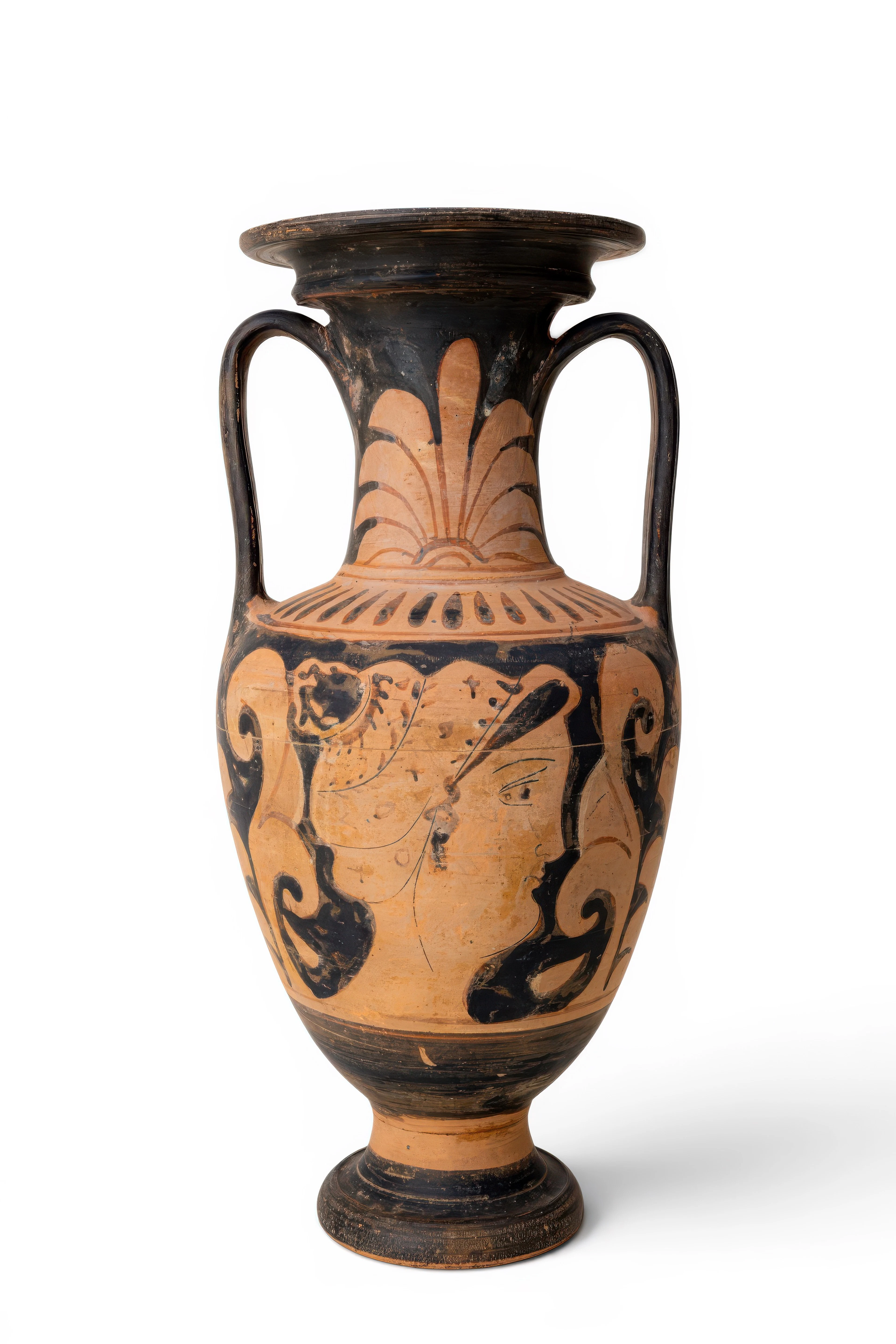 CAMPANIAN RED-FIGURE AMPHORA WITH LADIES OF FASHION - TL TESTED