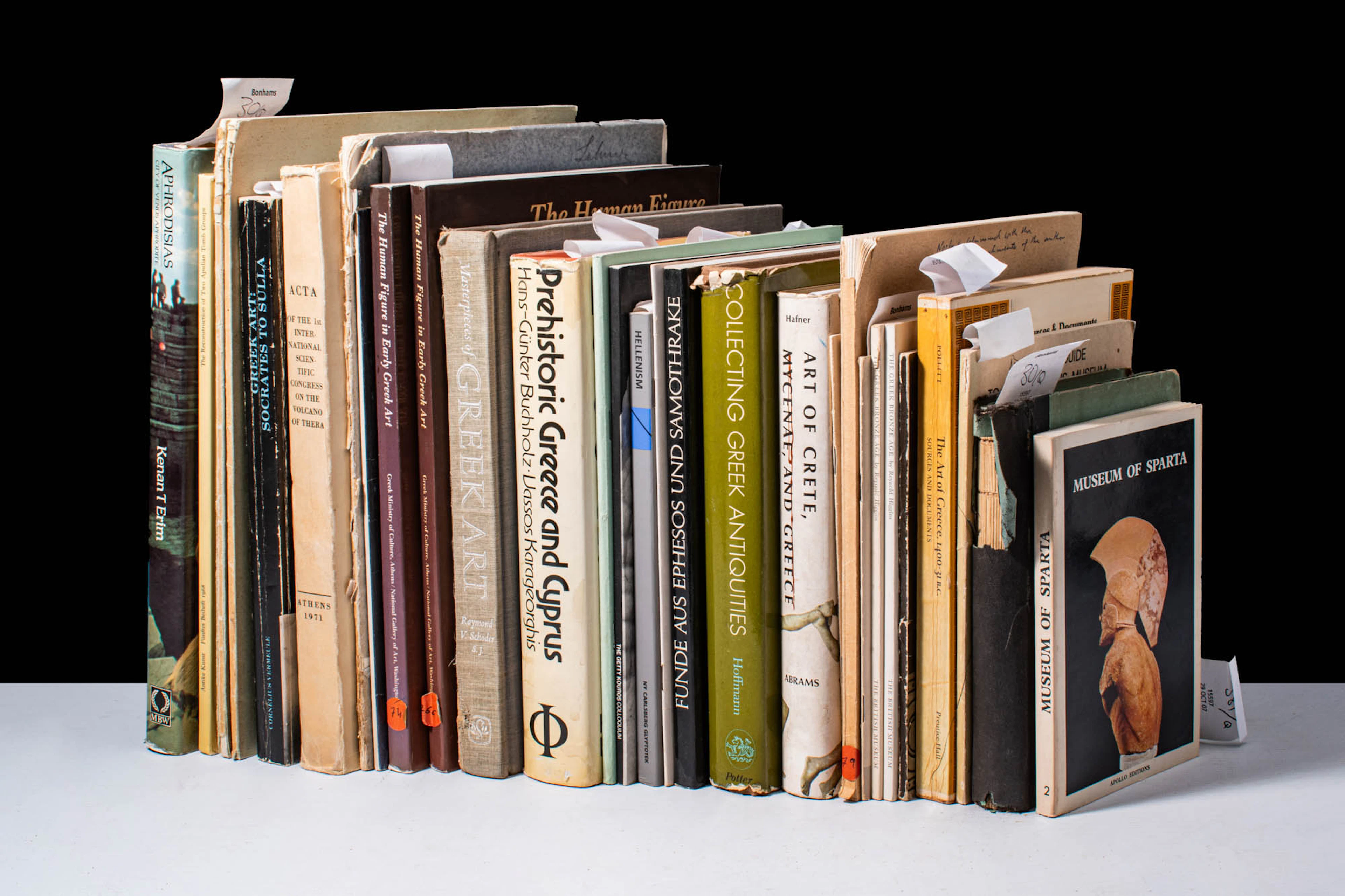 PRINCE LIBRARY - COLLECTION OF BOOKS ON ANCIENT GREEK ART