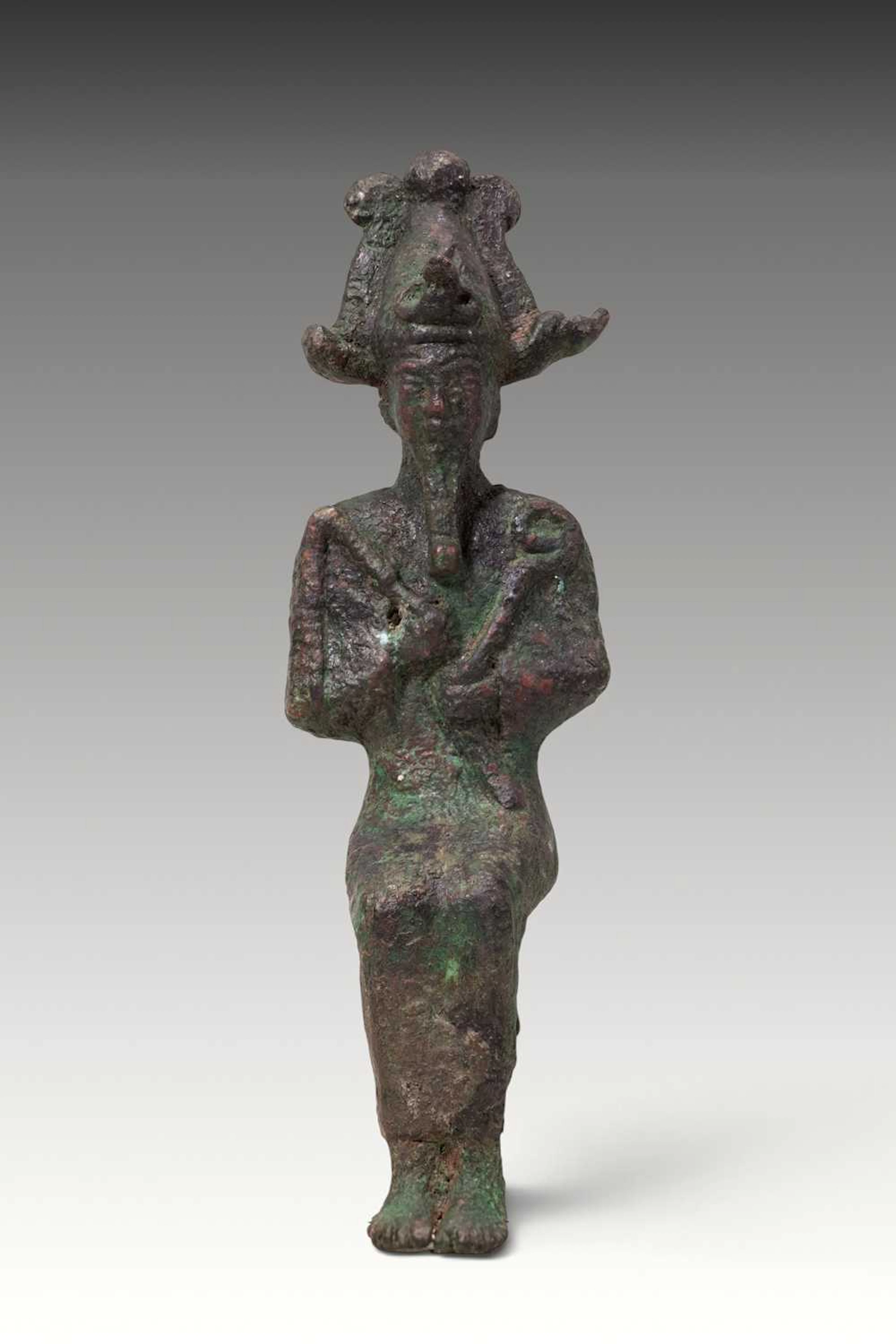 EGYPTIAN BRONZE OSIRIS FIGURINE