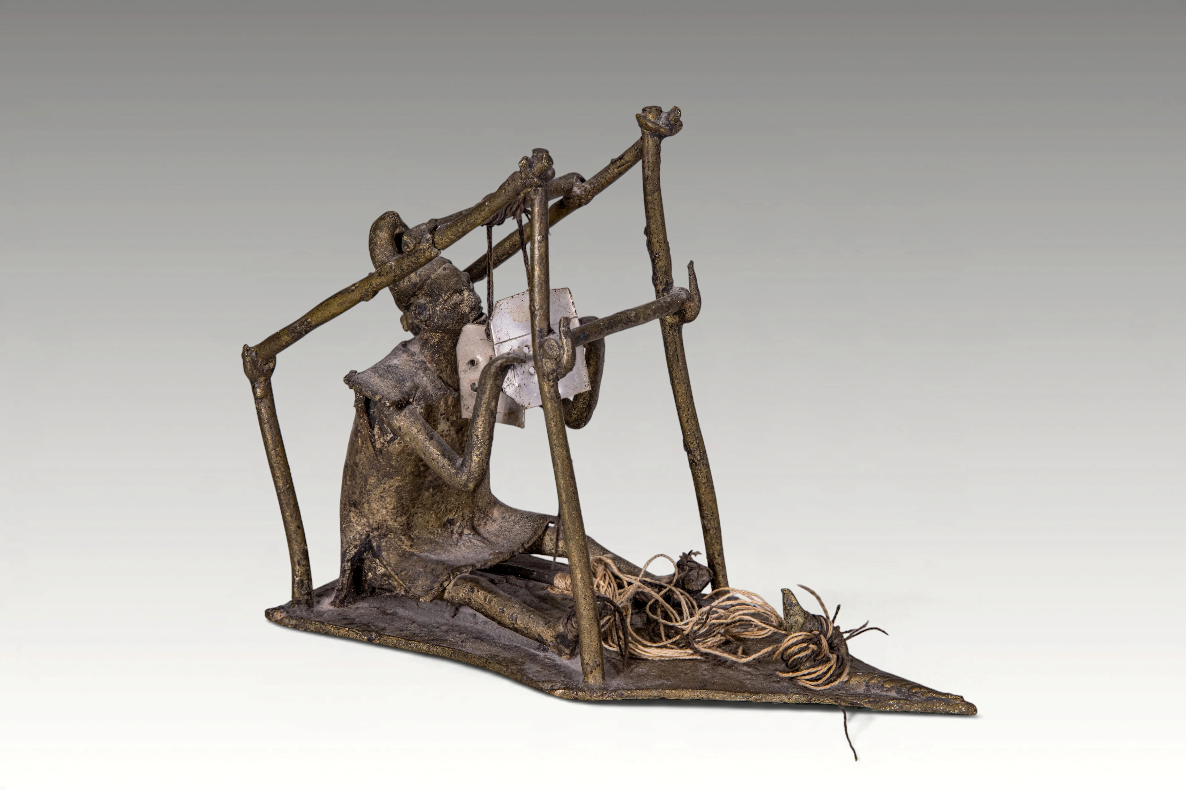 BURKINA FASO FIGURE OF A WEAVER