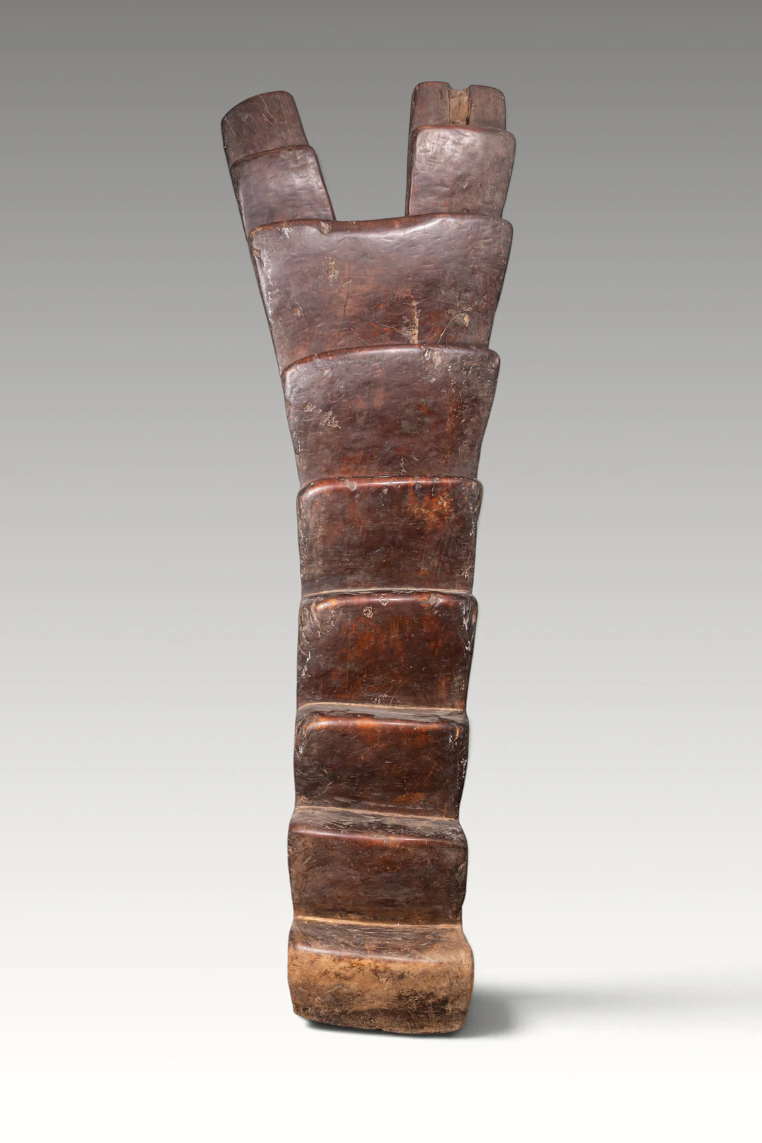 MAGNIFICENT LARGE WOODEN DOGON LADDER