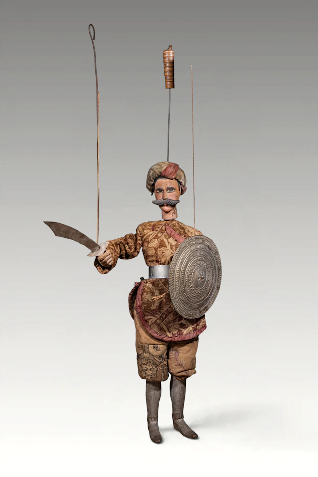 SICILIAN MARIONETTE PUPPET DEPICTING A SARACEN SOLDIER